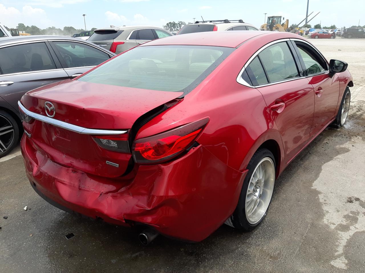 2015 Mazda Mazda 6 Red vin: JM1GJ1V52F1193499