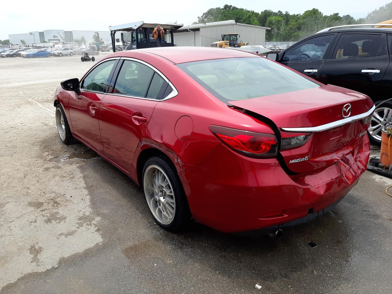 2015 Mazda Mazda 6 Red vin: JM1GJ1V52F1193499
