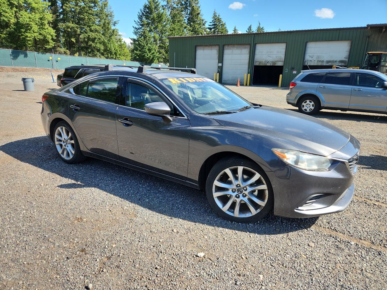2015 Mazda 6 Touring Gray vin: JM1GJ1V52F1201844 Damage: Right Drip Rail, Chipped, 3