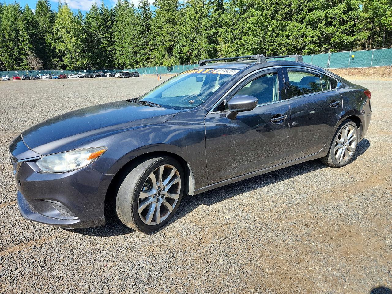 2015 Mazda 6 Touring Gray vin: JM1GJ1V52F1201844