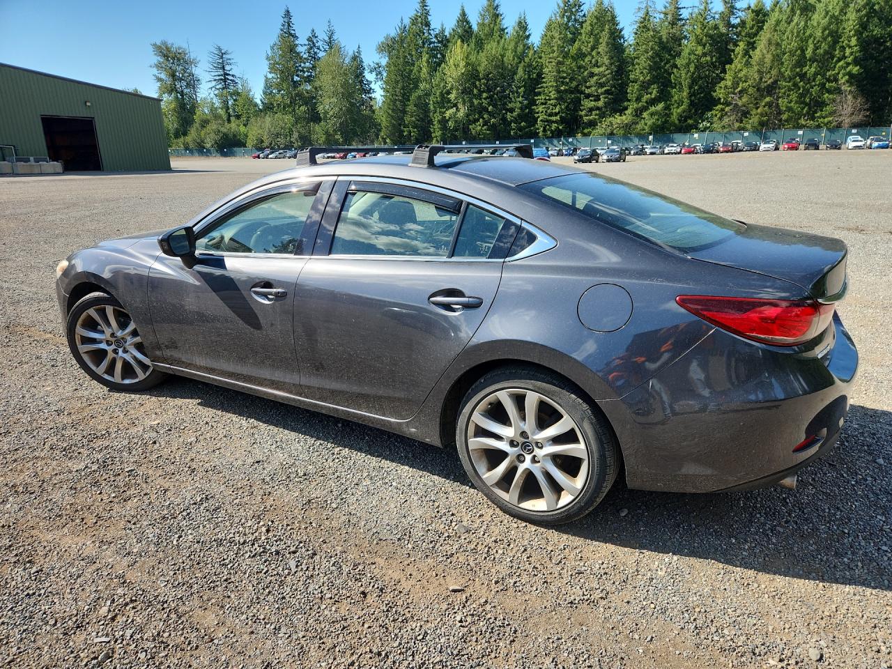 2015 Mazda 6 Touring Gray vin: JM1GJ1V52F1201844 Damage: Left Front Tire, Worn, Replacement Required