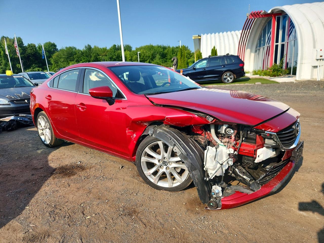 2015 Mazda 6 Touring Red vin: JM1GJ1V52F1217350