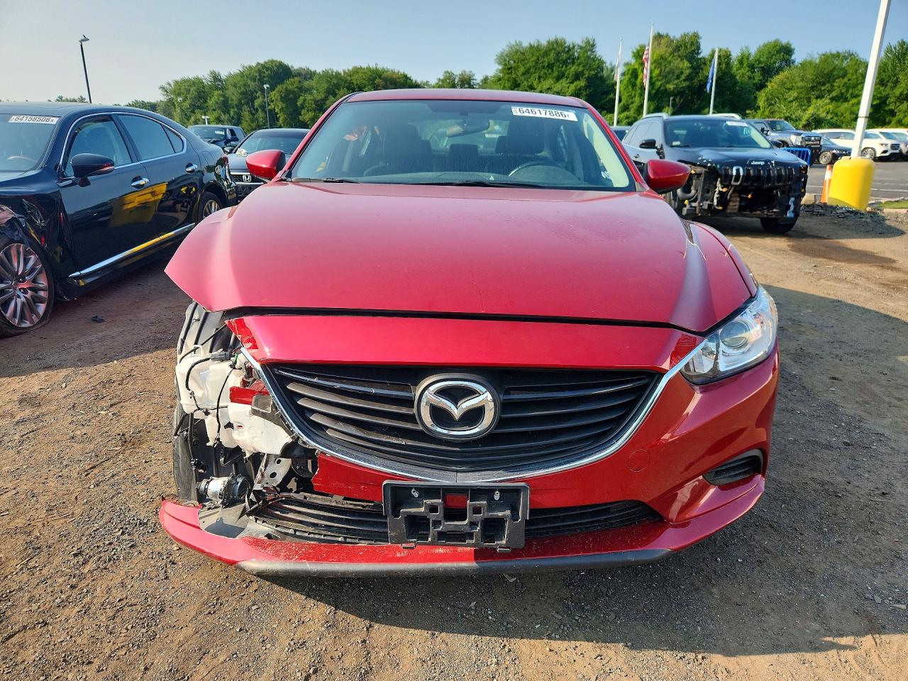 2015 Mazda 6 Touring Red vin: JM1GJ1V52F1217350