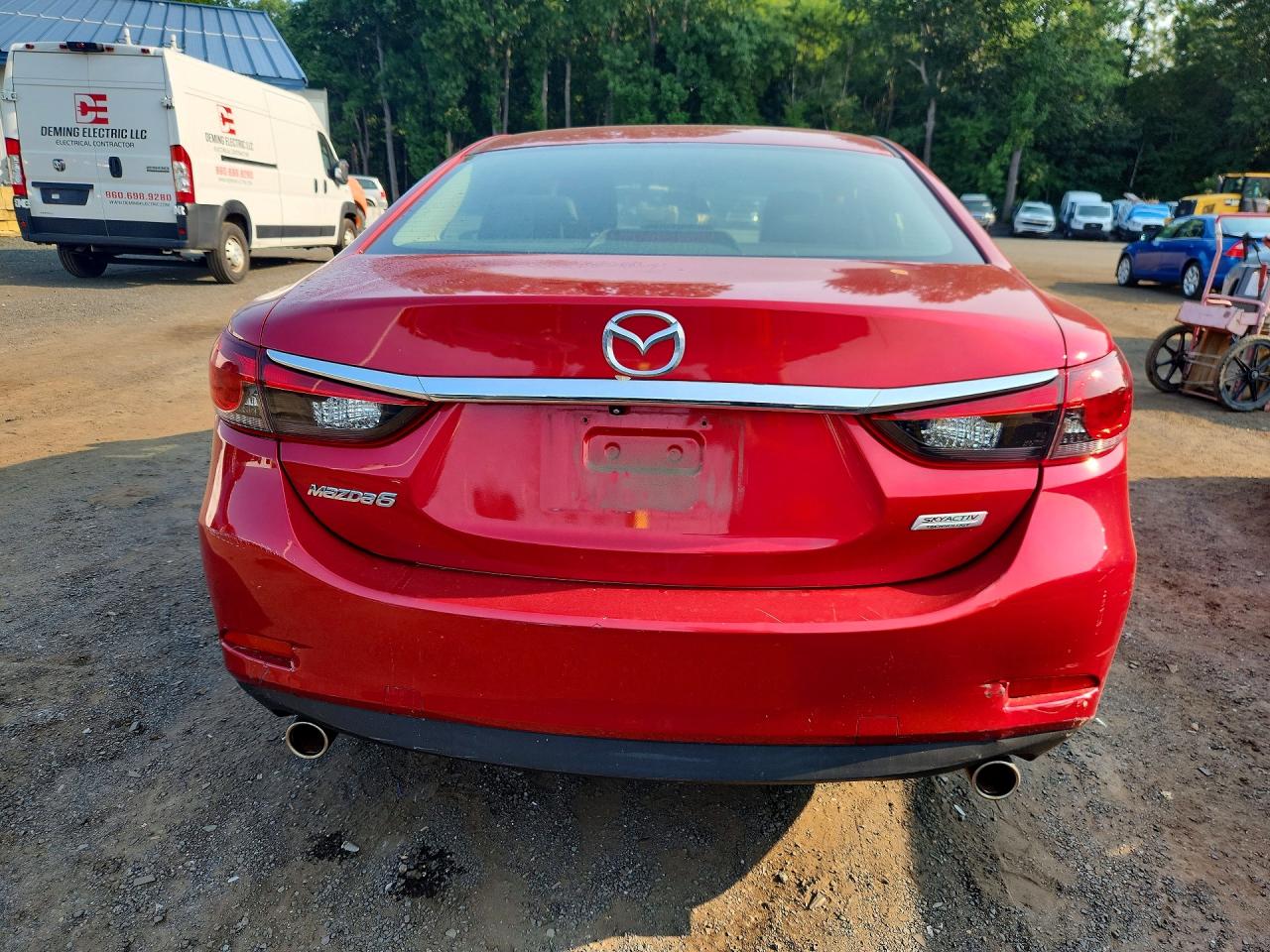 2015 Mazda 6 Touring Red vin: JM1GJ1V52F1217350