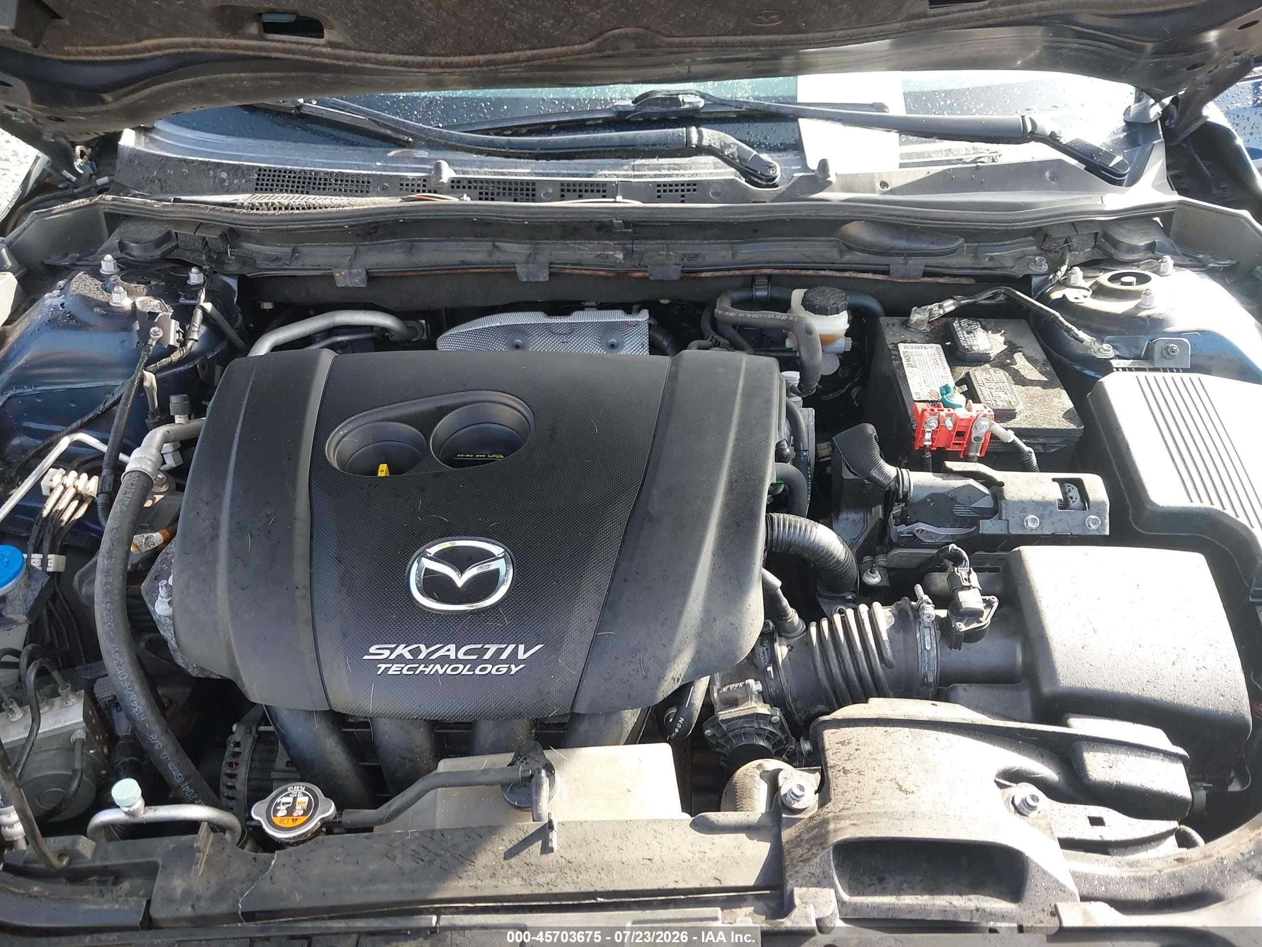 2015 Mazda Mazda6 I Touring Black vin: JM1GJ1V53F1181975