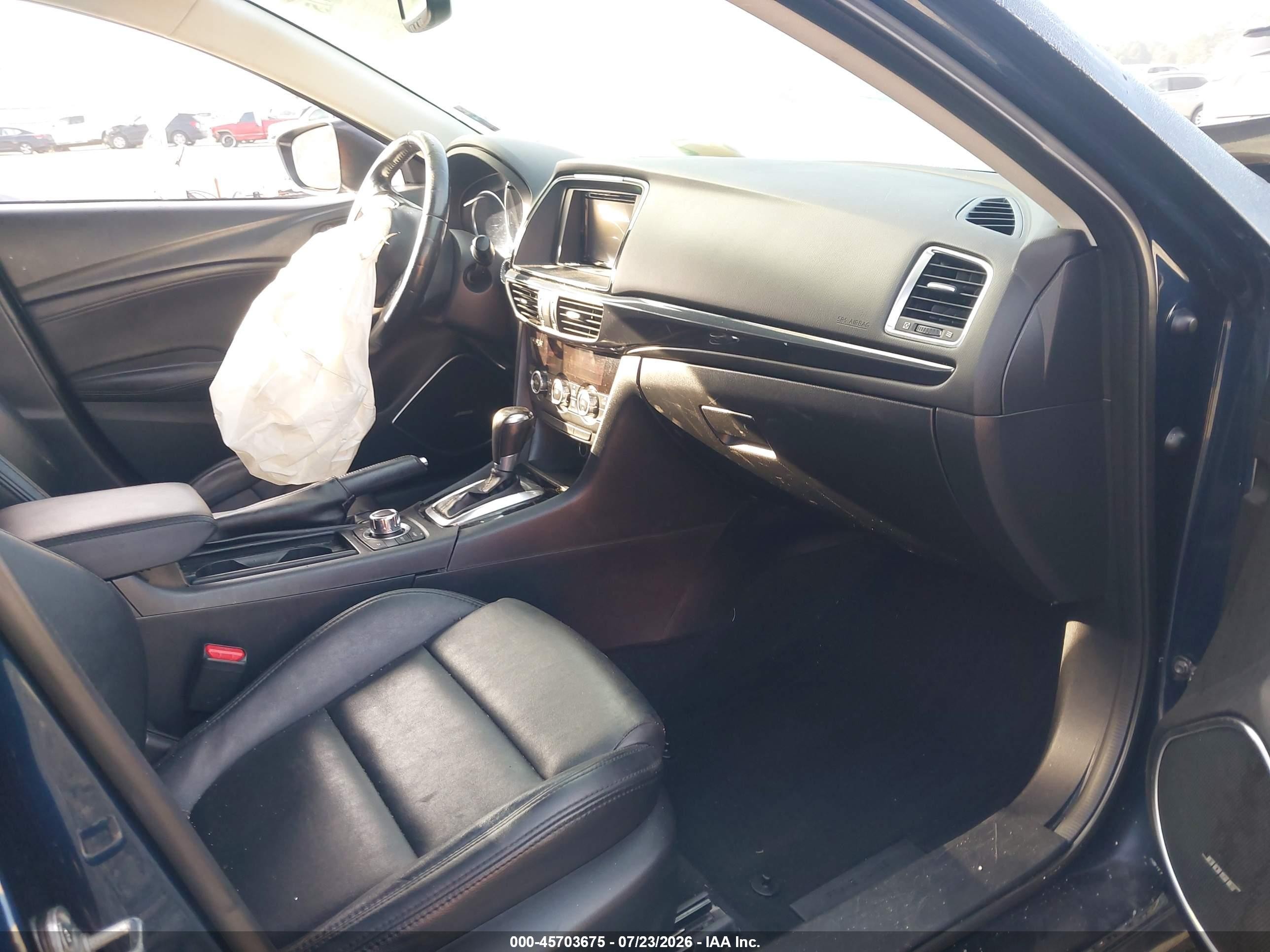 2015 Mazda Mazda6 I Touring Black vin: JM1GJ1V53F1181975