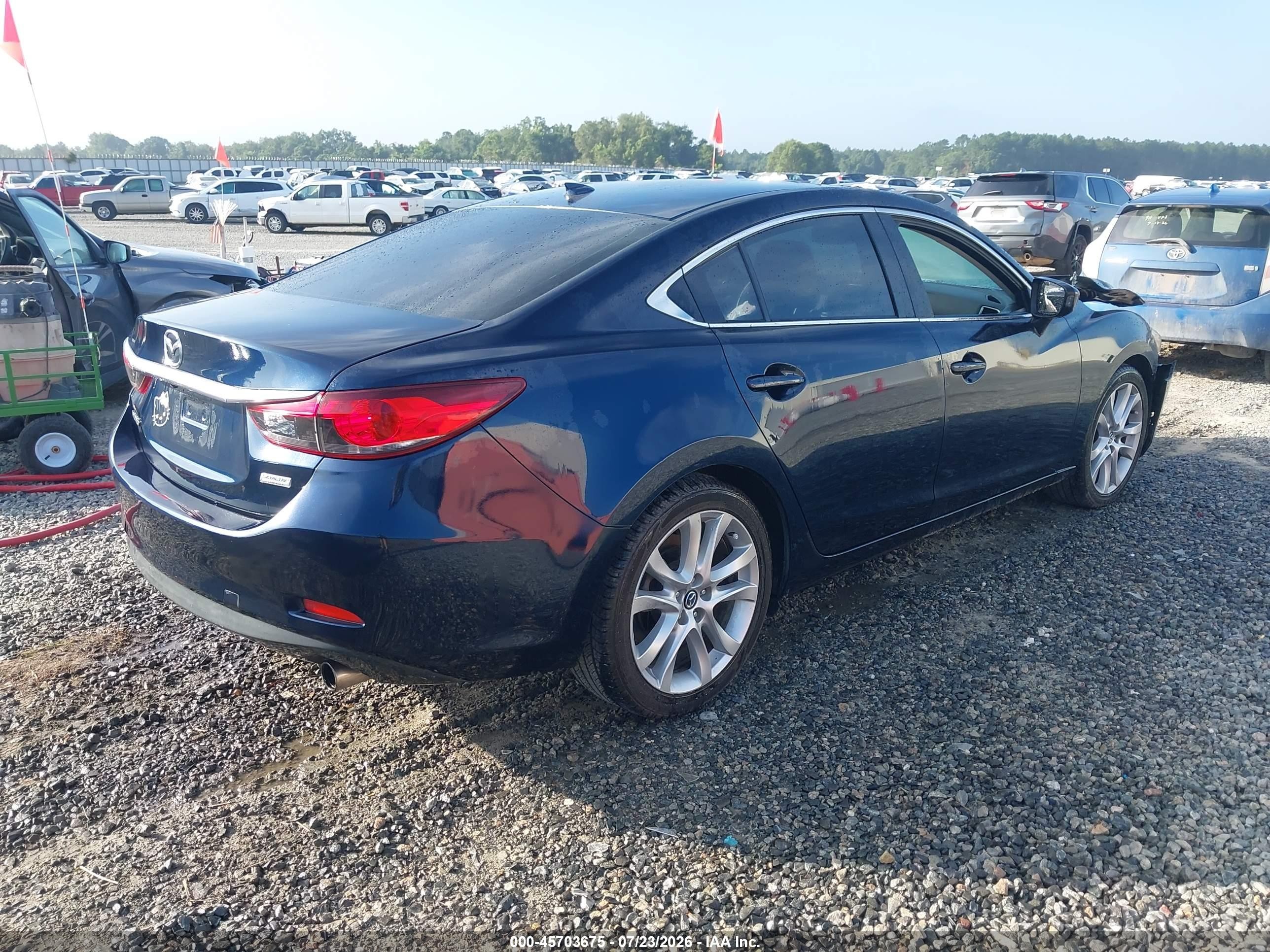 2015 Mazda Mazda6 I Touring Black vin: JM1GJ1V53F1181975