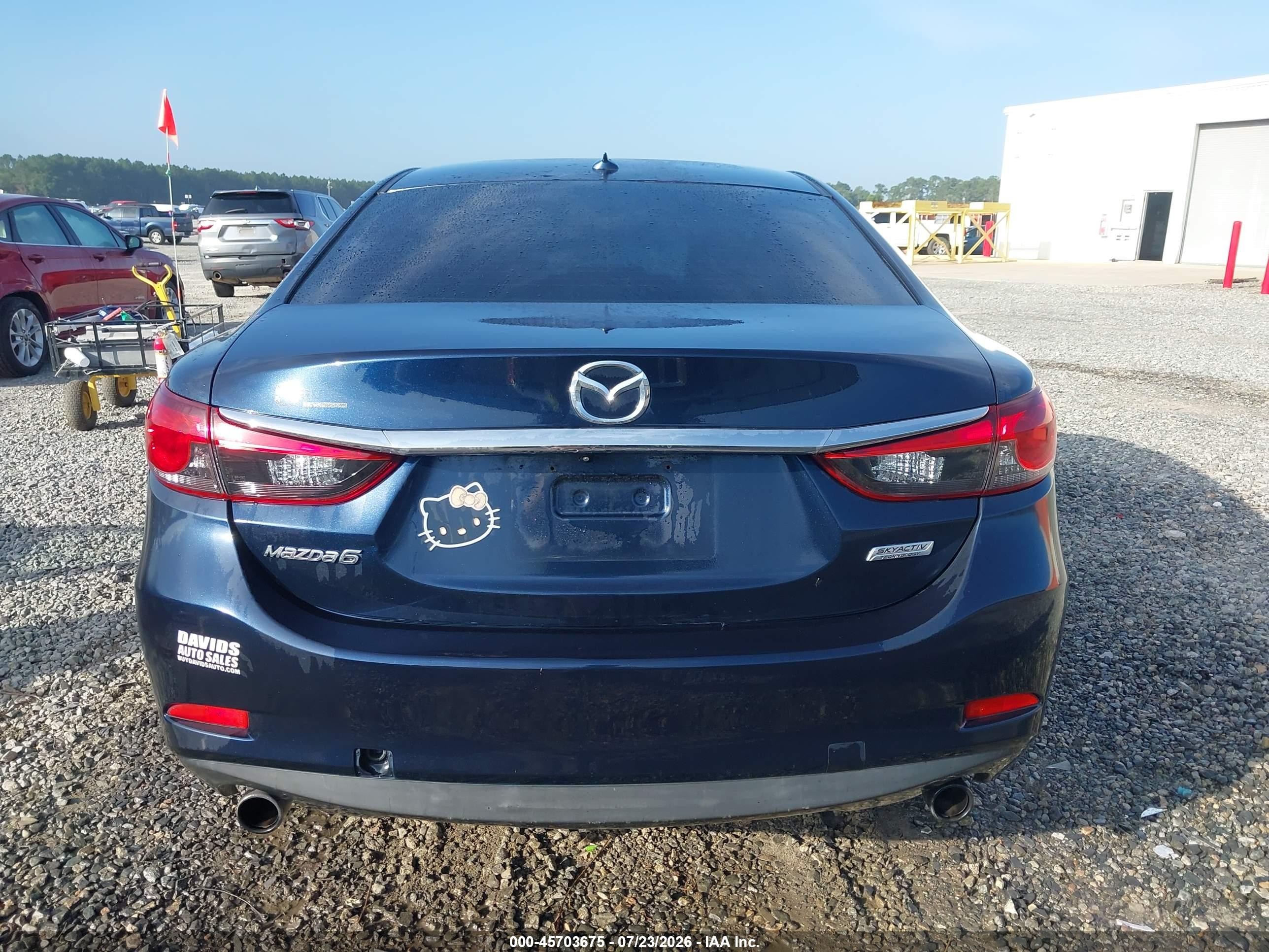 2015 Mazda Mazda6 I Touring Black vin: JM1GJ1V53F1181975