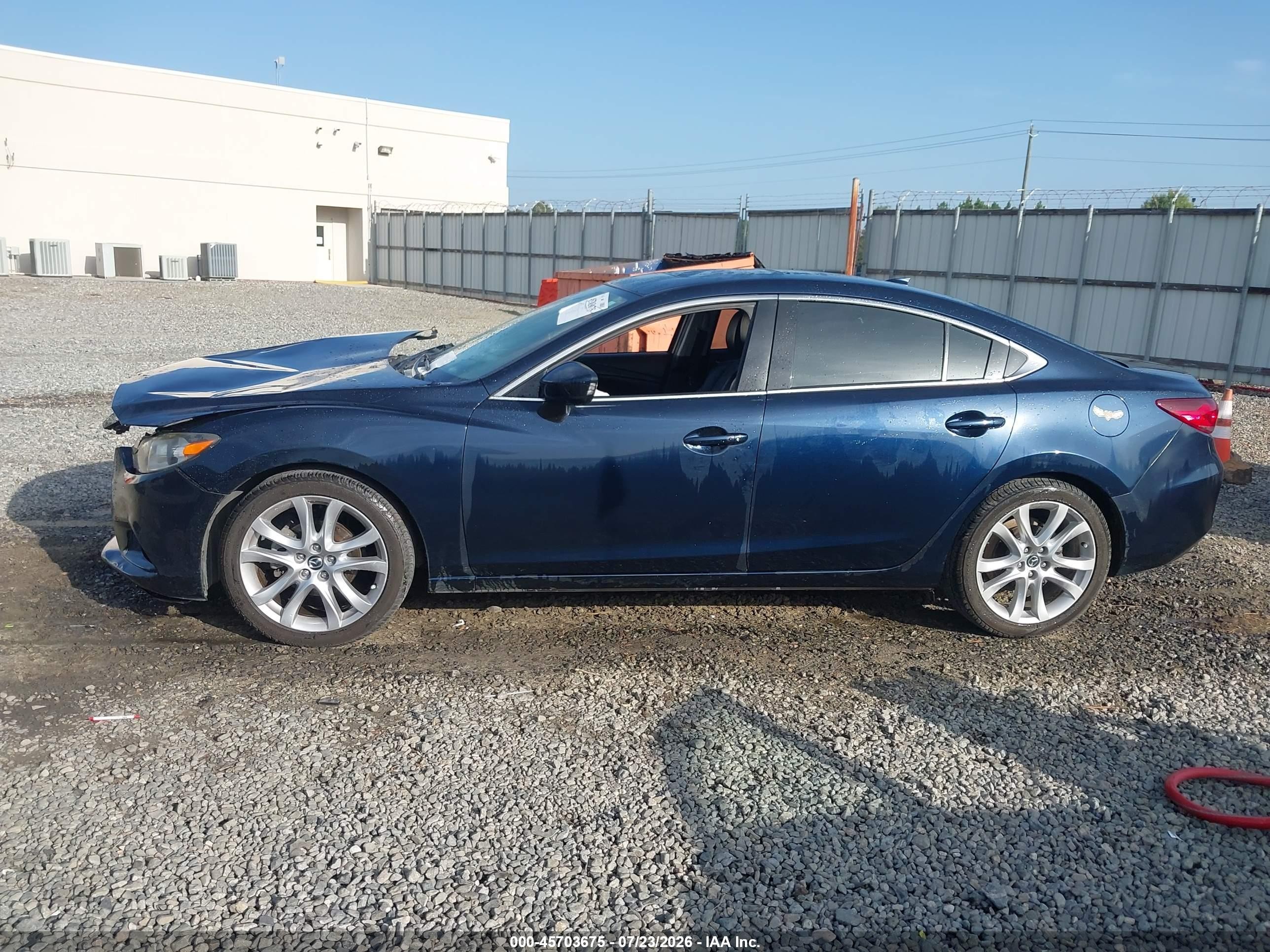 2015 Mazda Mazda6 I Touring Black vin: JM1GJ1V53F1181975