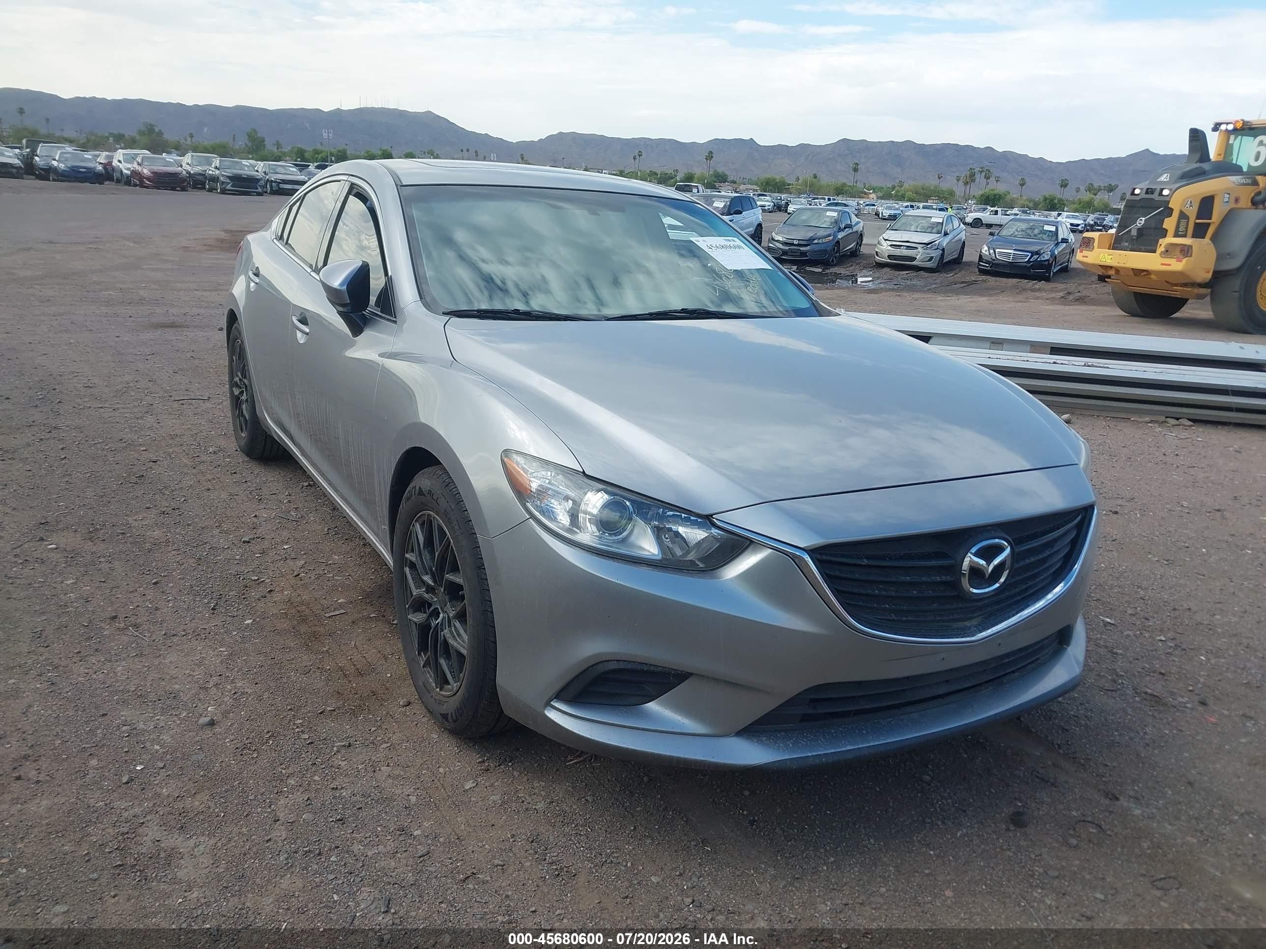 2015 Mazda Mazda6 I Touring Серебряный vin: JM1GJ1V53F1189929