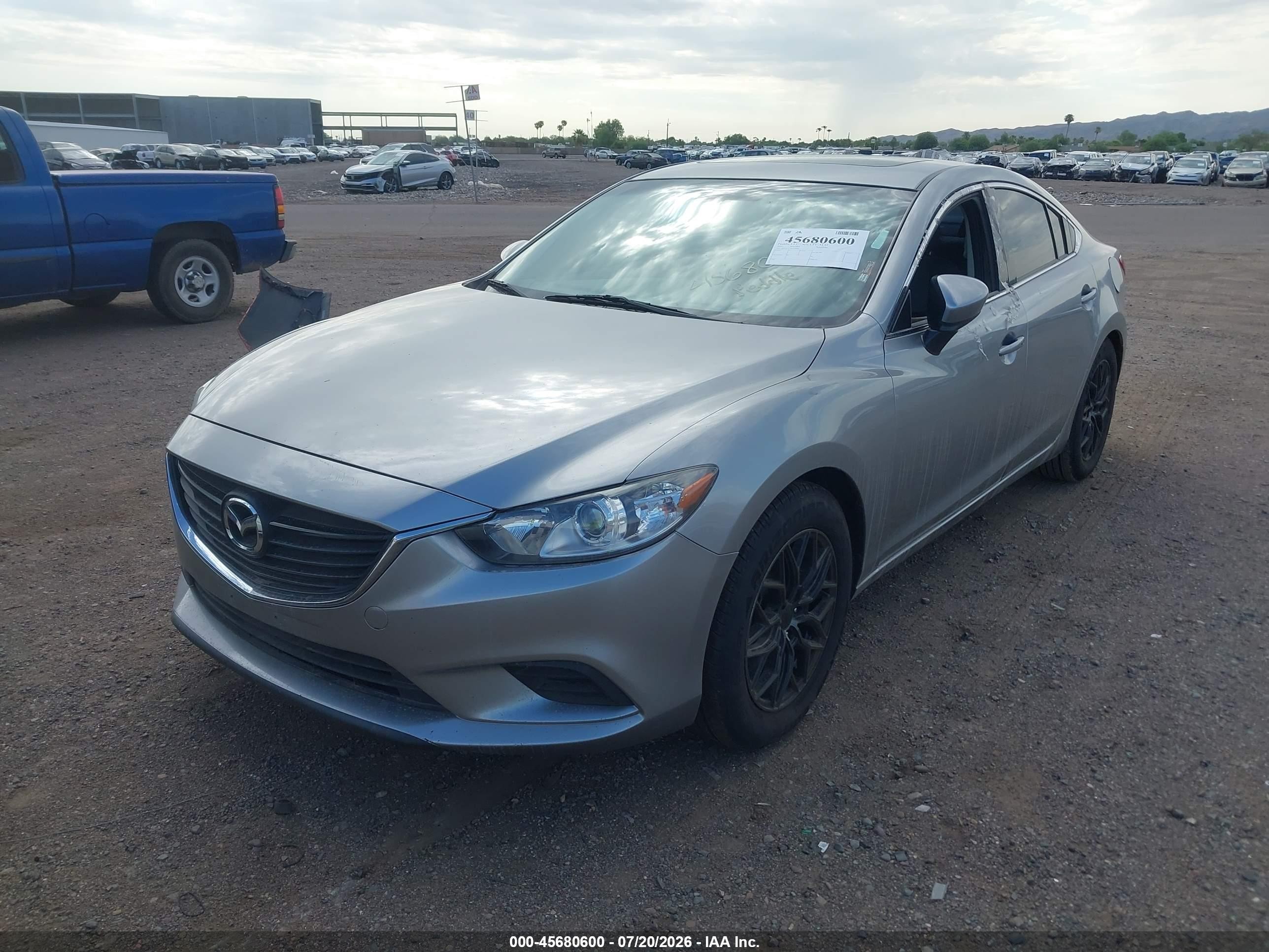 2015 Mazda Mazda6 I Touring Silver vin: JM1GJ1V53F1189929