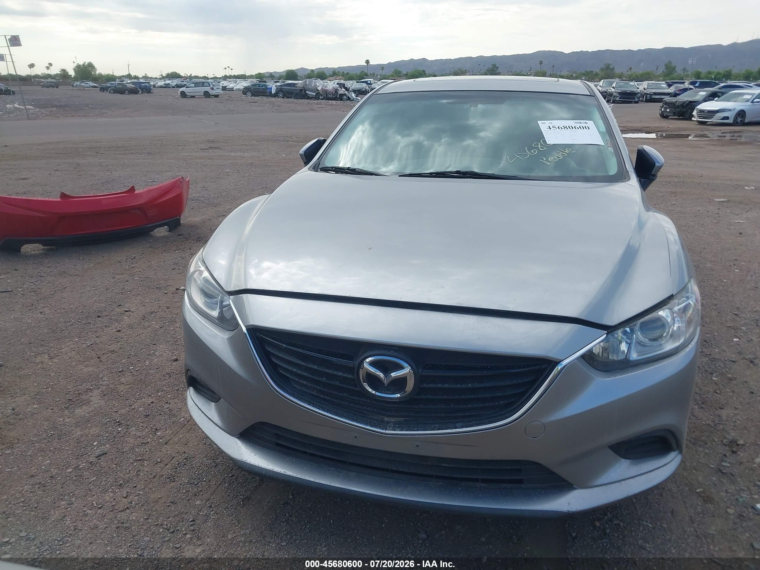 2015 Mazda Mazda6 I Touring Silver vin: JM1GJ1V53F1189929