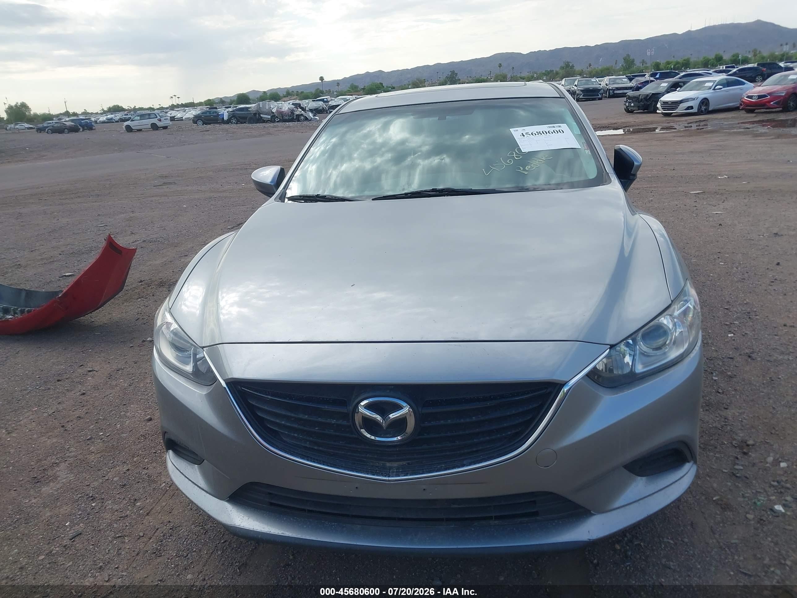 2015 Mazda Mazda6 I Touring Silver vin: JM1GJ1V53F1189929