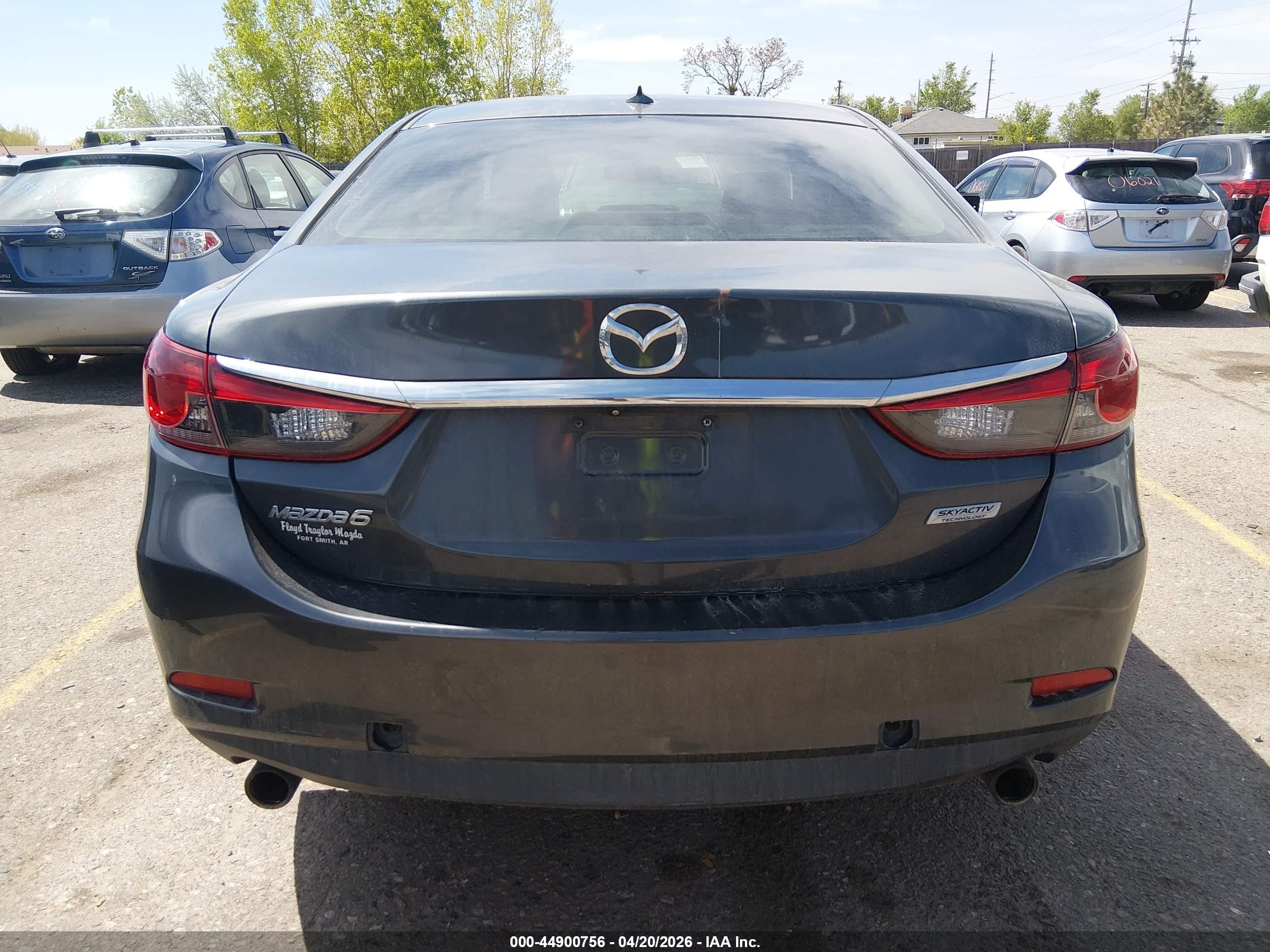2015 Mazda Mazda6 I Touring Серый vin: JM1GJ1V53F1190191