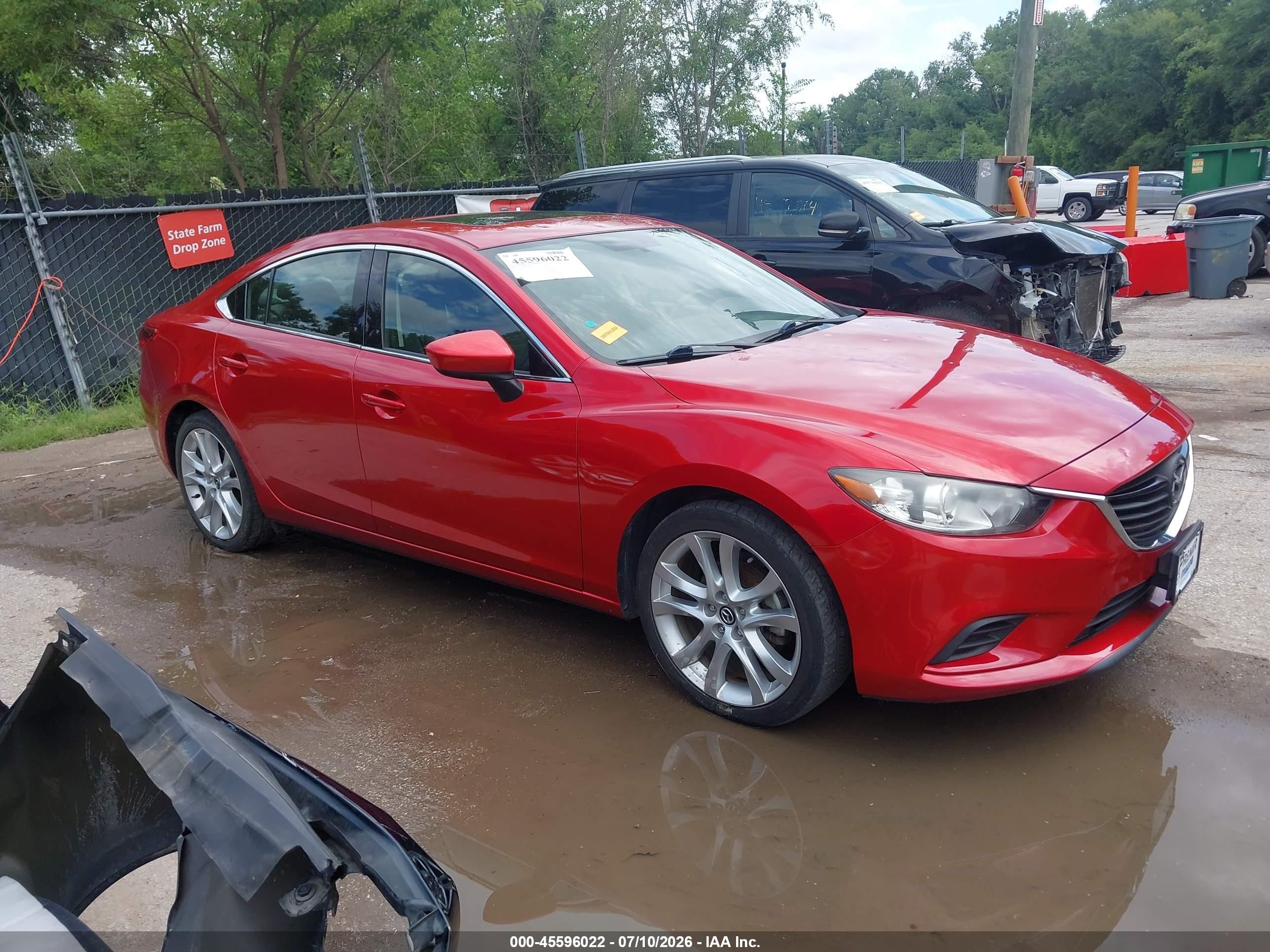 2015 Mazda Mazda6 I Touring Red vin: JM1GJ1V53F1208690