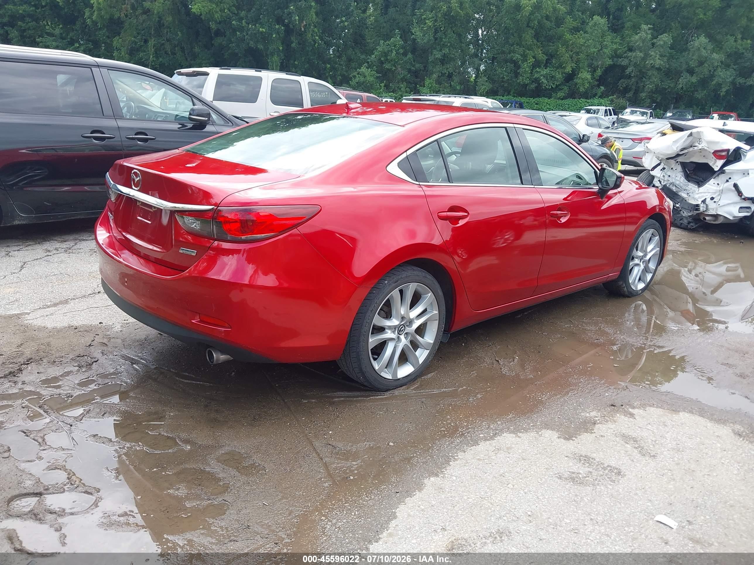 2015 Mazda Mazda6 I Touring Red vin: JM1GJ1V53F1208690