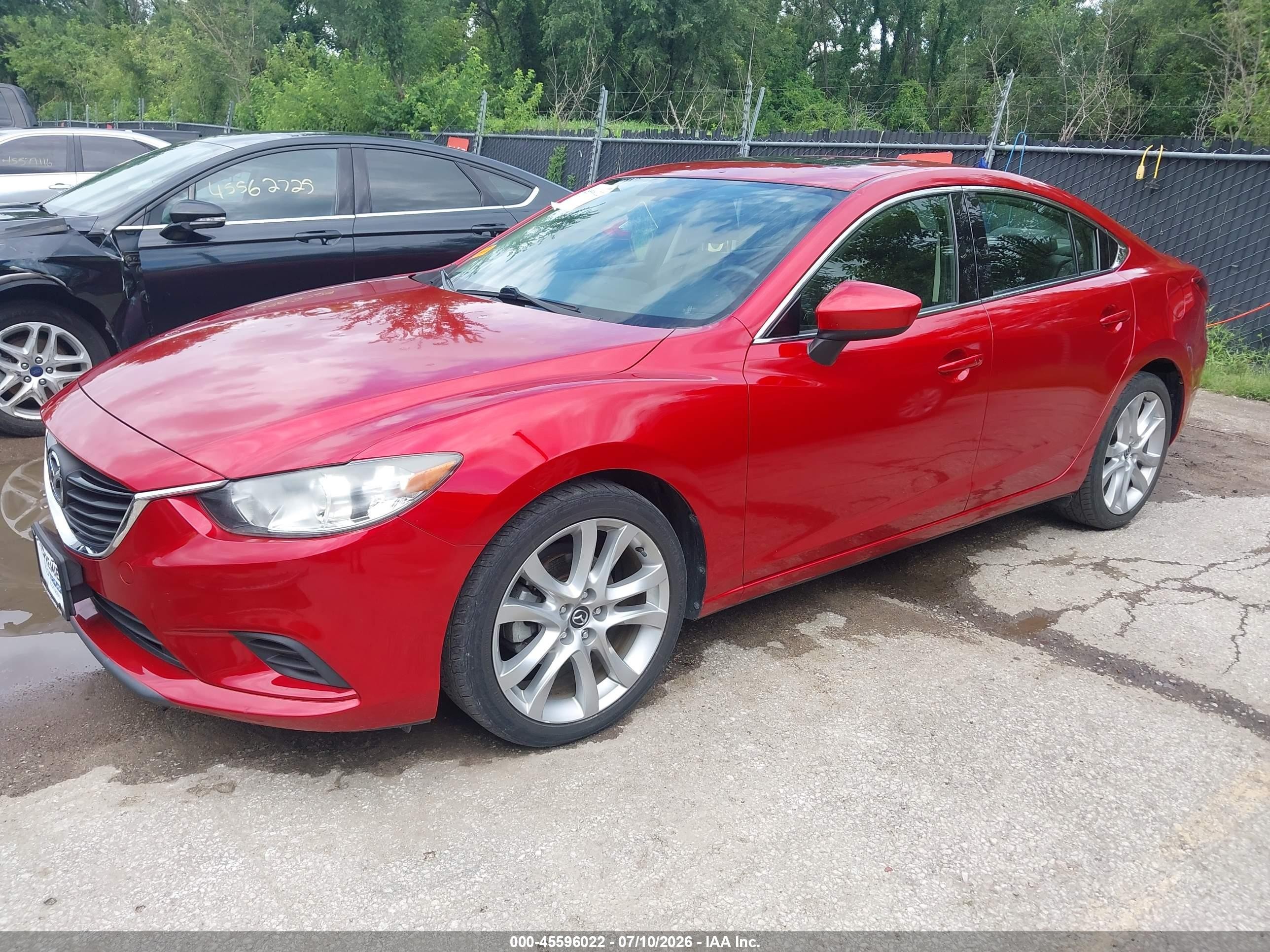 2015 Mazda Mazda6 I Touring Red vin: JM1GJ1V53F1208690