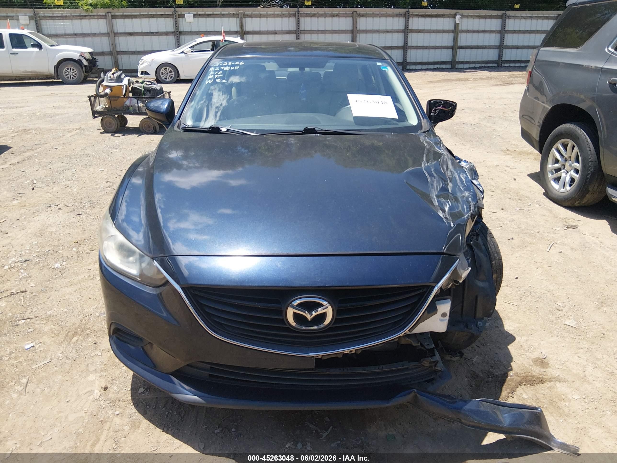 2015 Mazda Mazda6 I Touring Blue vin: JM1GJ1V53F1209449