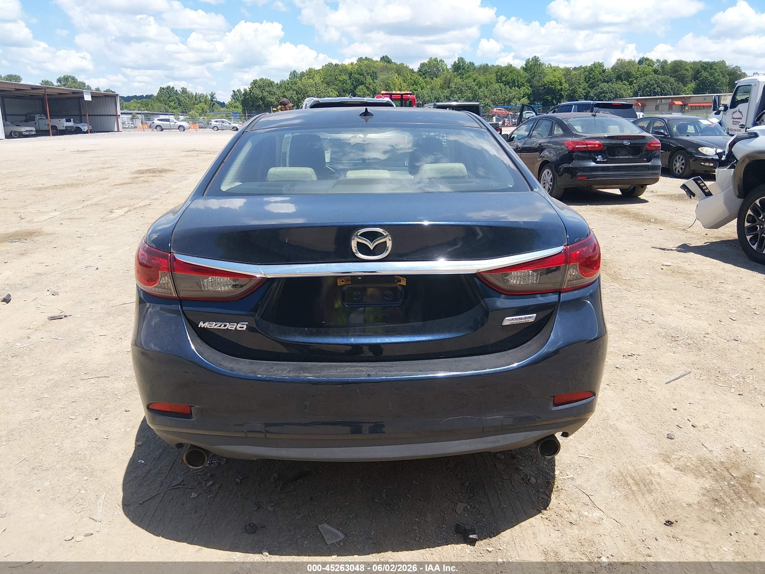2015 Mazda Mazda6 I Touring Blue vin: JM1GJ1V53F1209449
