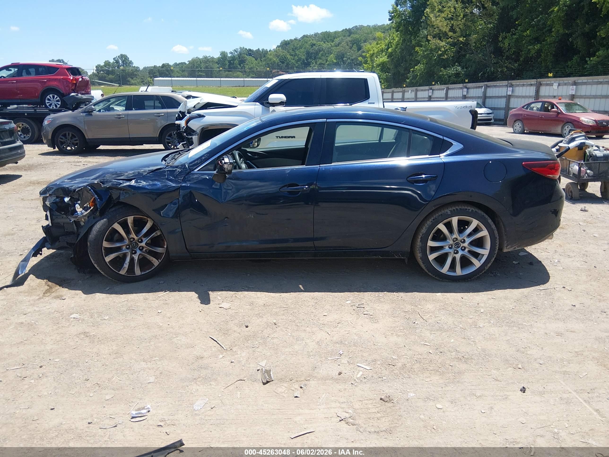 2015 Mazda Mazda6 I Touring Blue vin: JM1GJ1V53F1209449