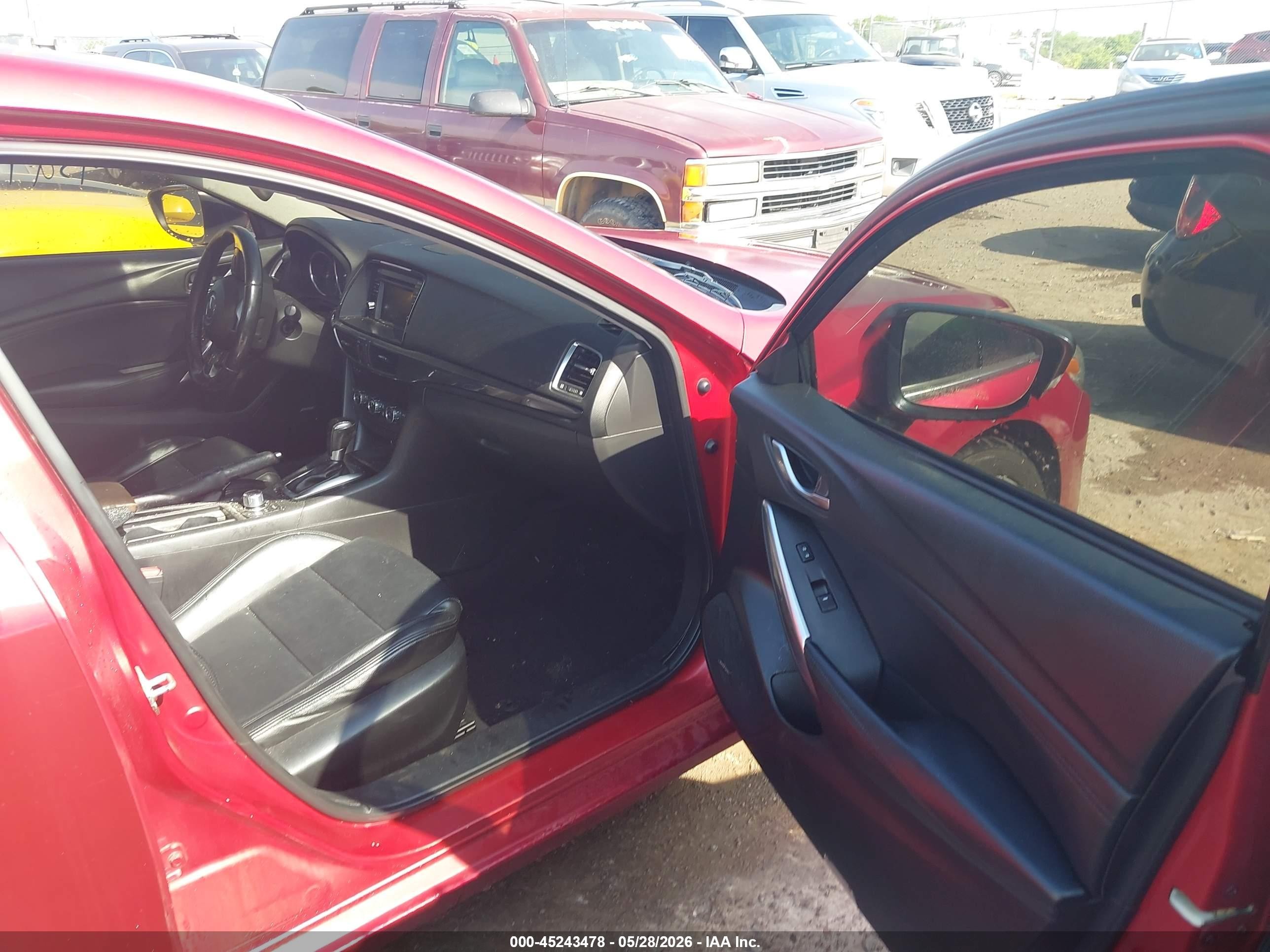 2015 Mazda Mazda6   Красный vin: JM1GJ1V53F1217437