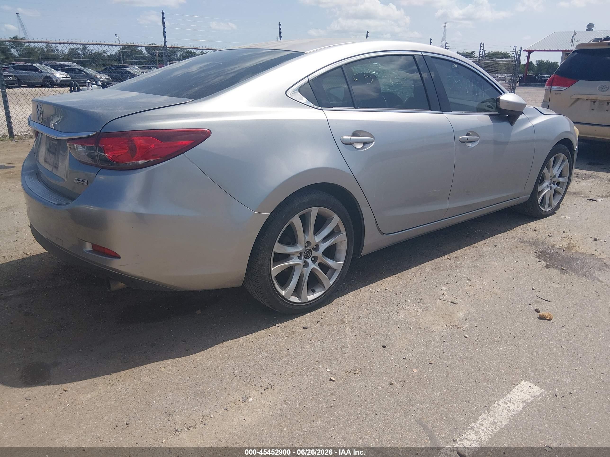 2015 Mazda Mazda6 I Touring Silver vin: JM1GJ1V53F1218233