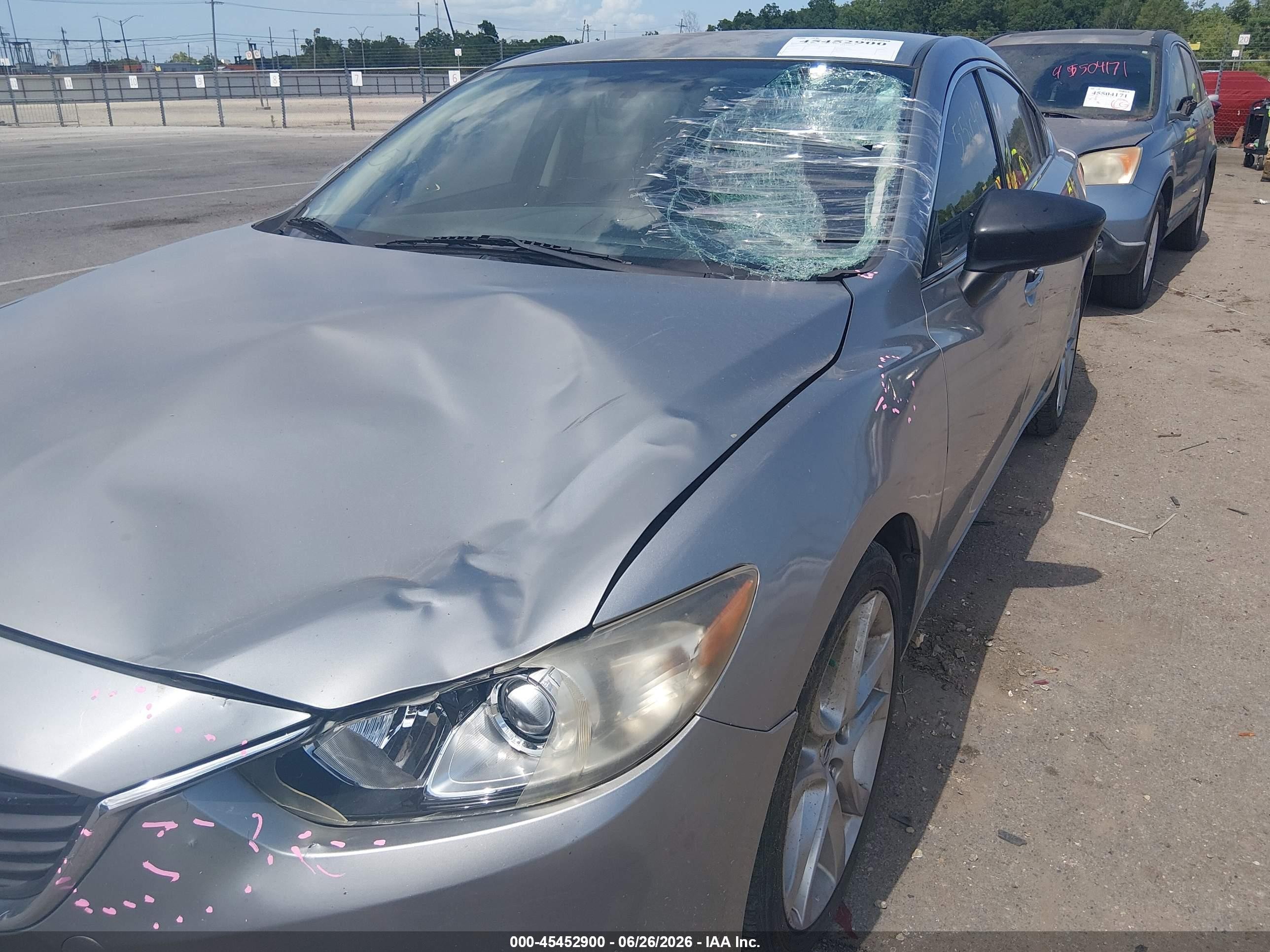 2015 Mazda Mazda6 I Touring Silver vin: JM1GJ1V53F1218233