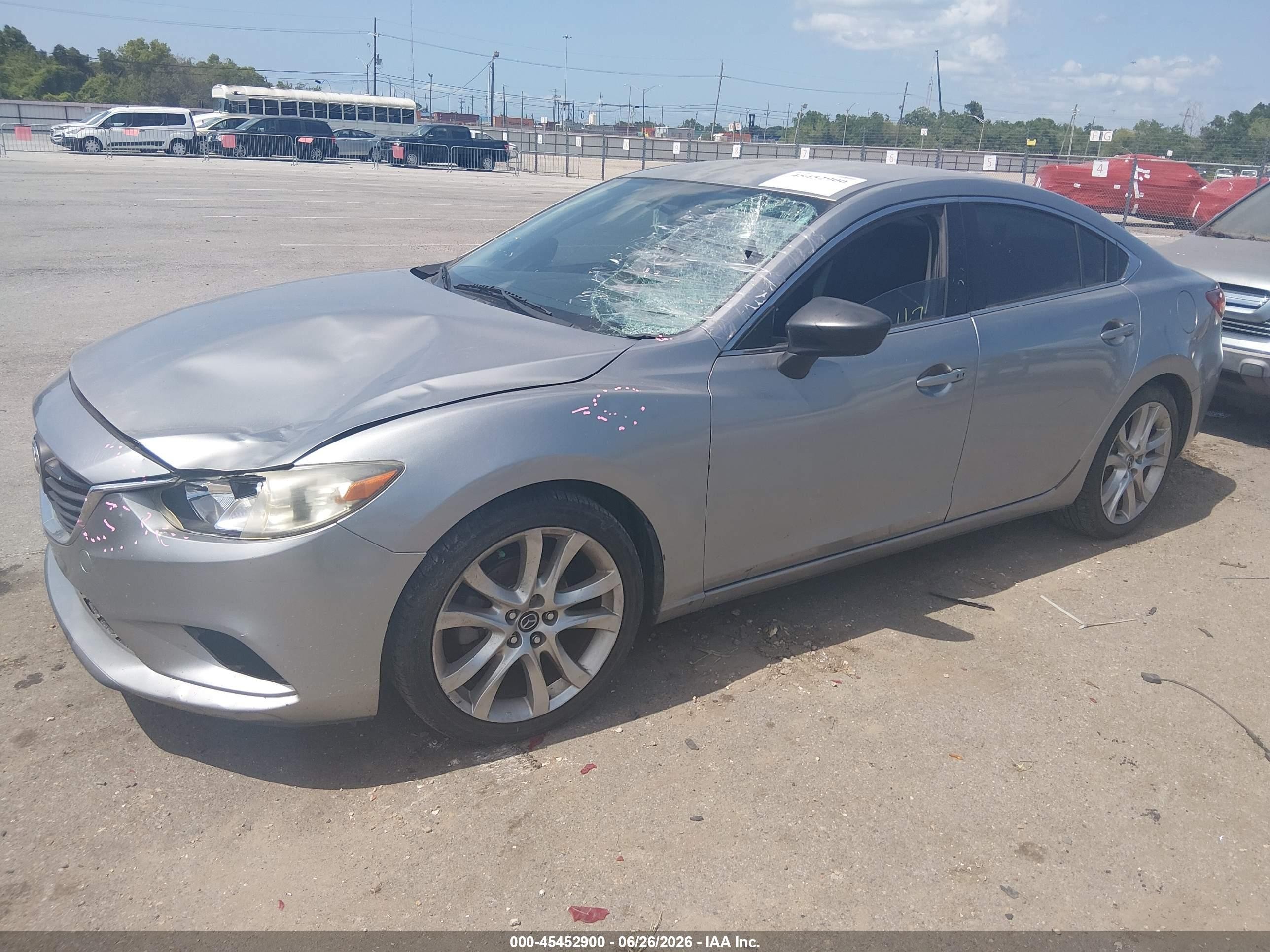 2015 Mazda Mazda6 I Touring Silver vin: JM1GJ1V53F1218233