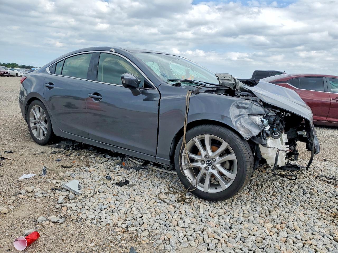 2015 Mazda 6 Touring Gray vin: JM1GJ1V53F1220841