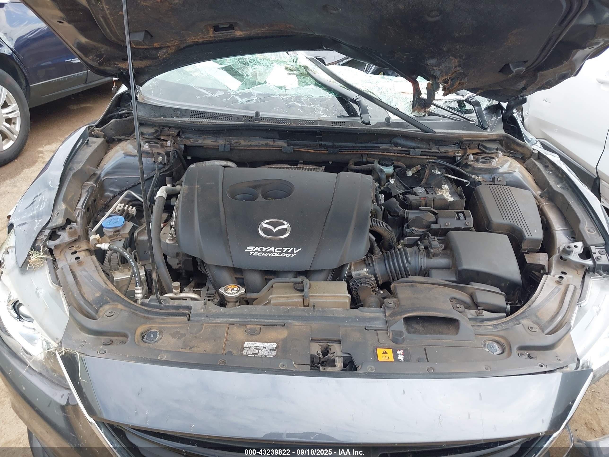 2016 Mazda Mazda6 I Touring Black vin: JM1GJ1V53G1470209