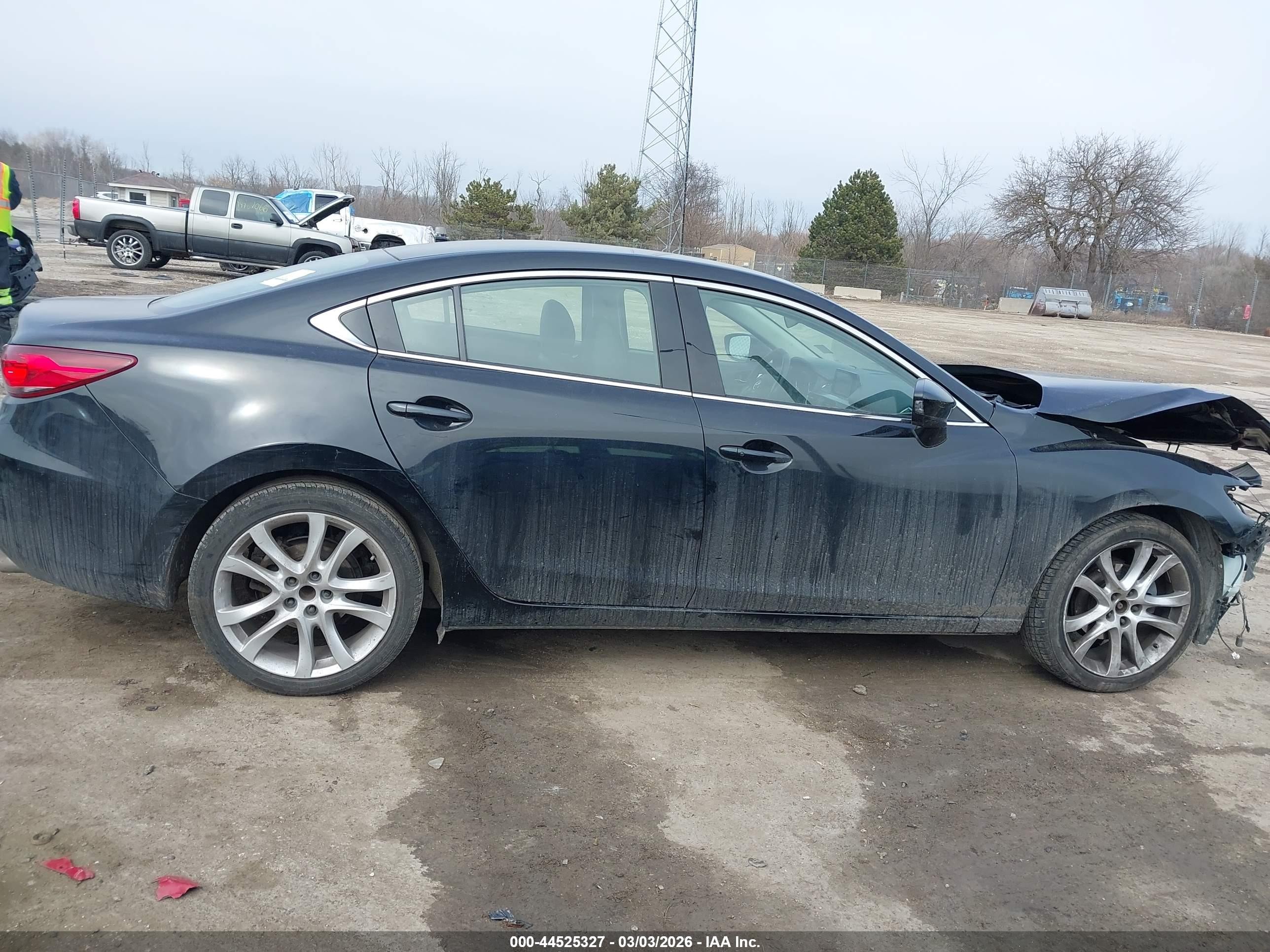 2016 Mazda Mazda6   Black vin: JM1GJ1V53G1479153