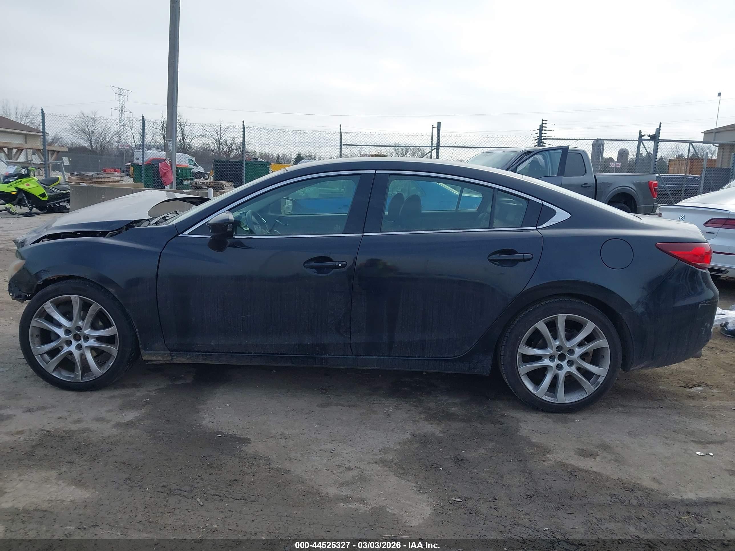 2016 Mazda Mazda6   Black vin: JM1GJ1V53G1479153