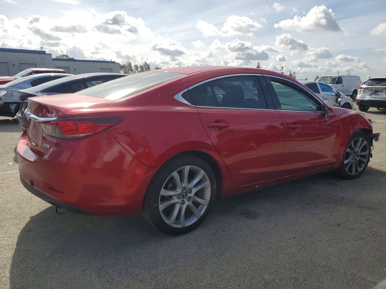2014 Mazda 6 Touring Burgundy vin: JM1GJ1V54E1101646