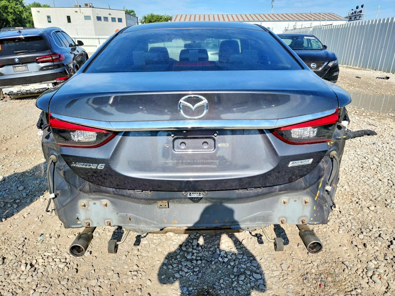 2014 Mazda 6 Touring Gray vin: JM1GJ1V54E1104398