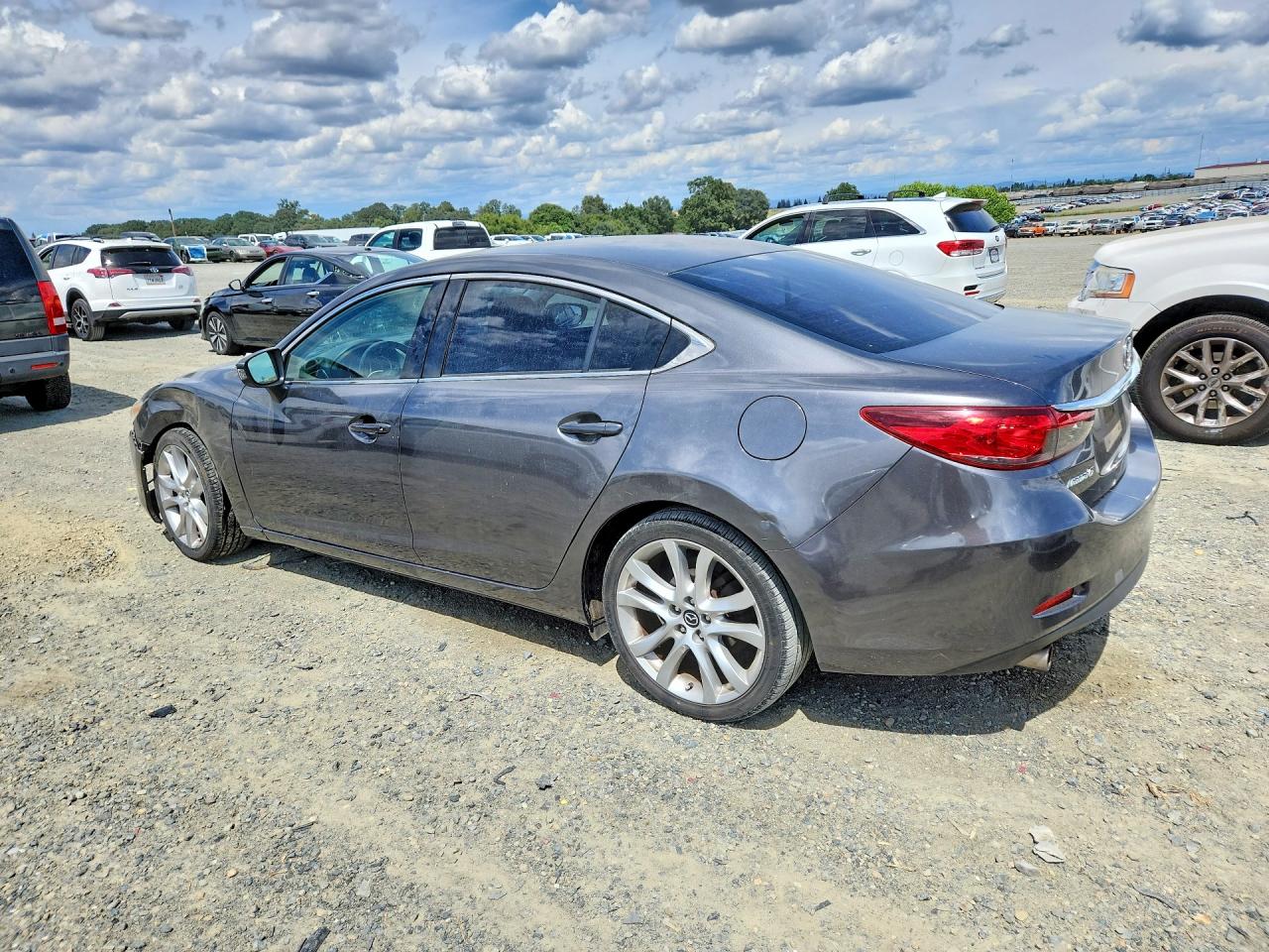 2014 Mazda 6 Gray vin: JM1GJ1V54E1107947