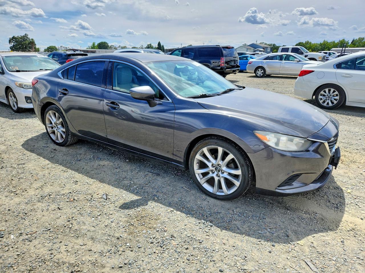 2014 Mazda 6 Gray vin: JM1GJ1V54E1107947