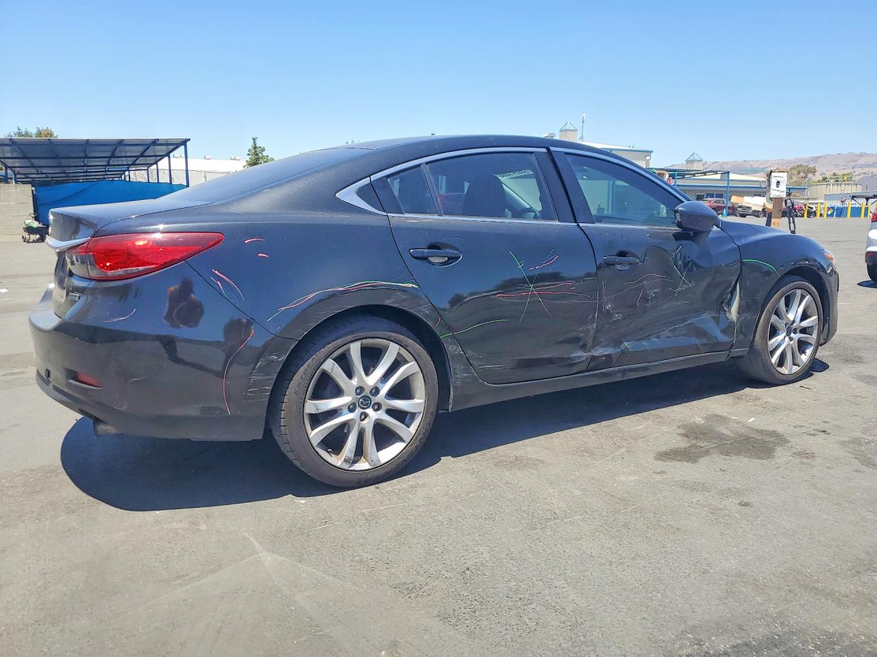 2015 Mazda 6 Touring Black vin: JM1GJ1V54F1180530