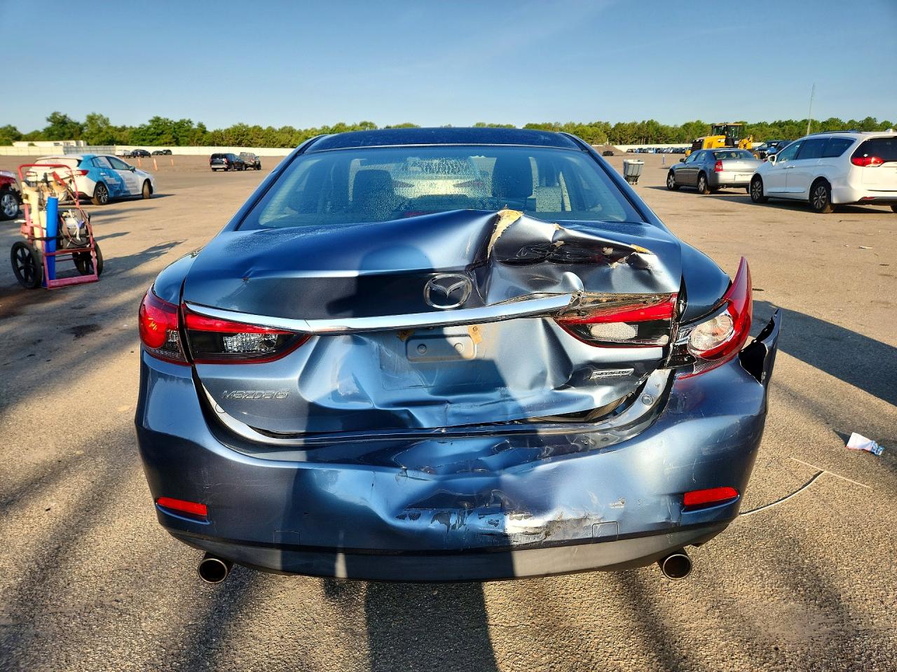 2015 Mazda 6 Touring Blue vin: JM1GJ1V54F1184366