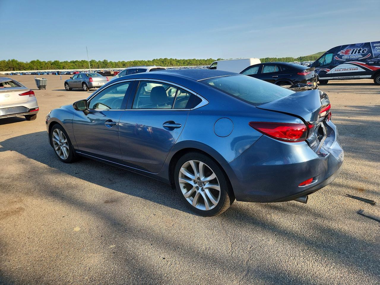 2015 Mazda 6 Touring Blue vin: JM1GJ1V54F1184366
