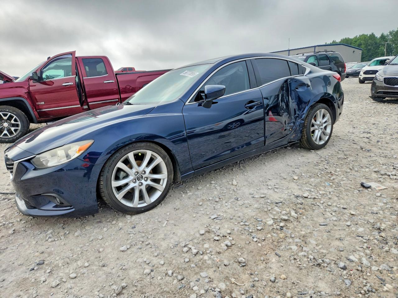 2015 Mazda 6 Touring Blue vin: JM1GJ1V54F1206253