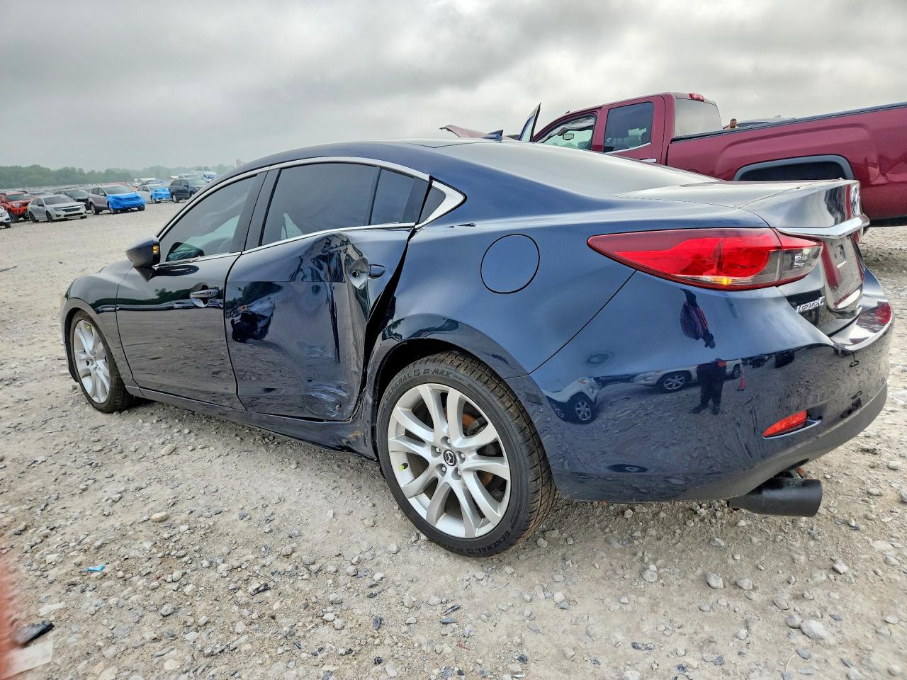 2015 Mazda 6 Touring Blue vin: JM1GJ1V54F1206253