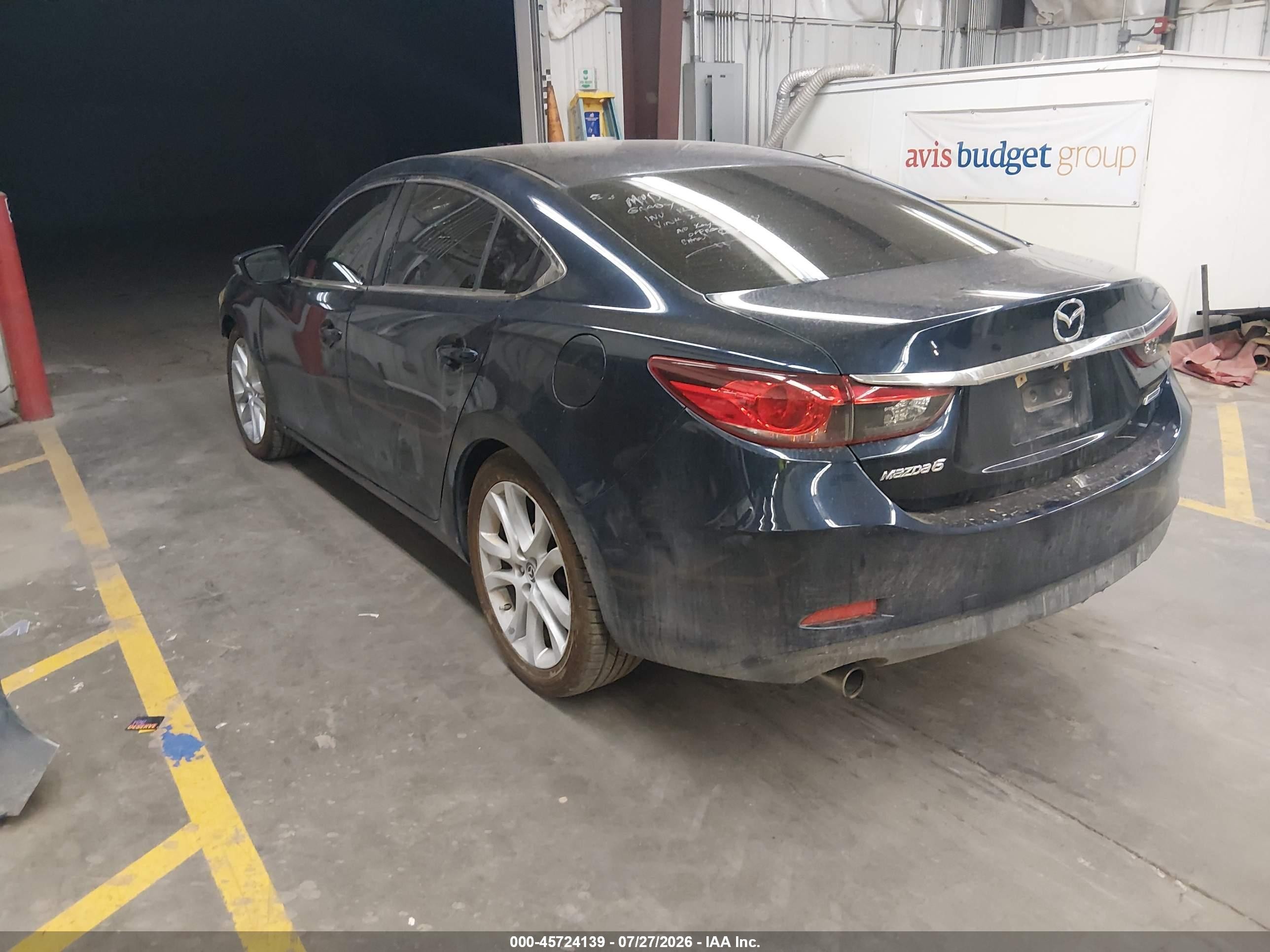 2015 Mazda Mazda6 I Touring Blue vin: JM1GJ1V54F1220296