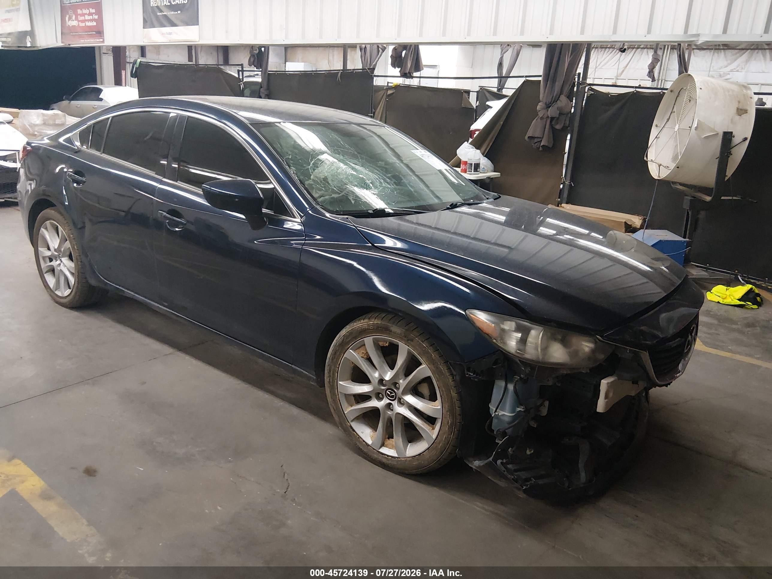 2015 Mazda Mazda6 I Touring Blue vin: JM1GJ1V54F1220296
