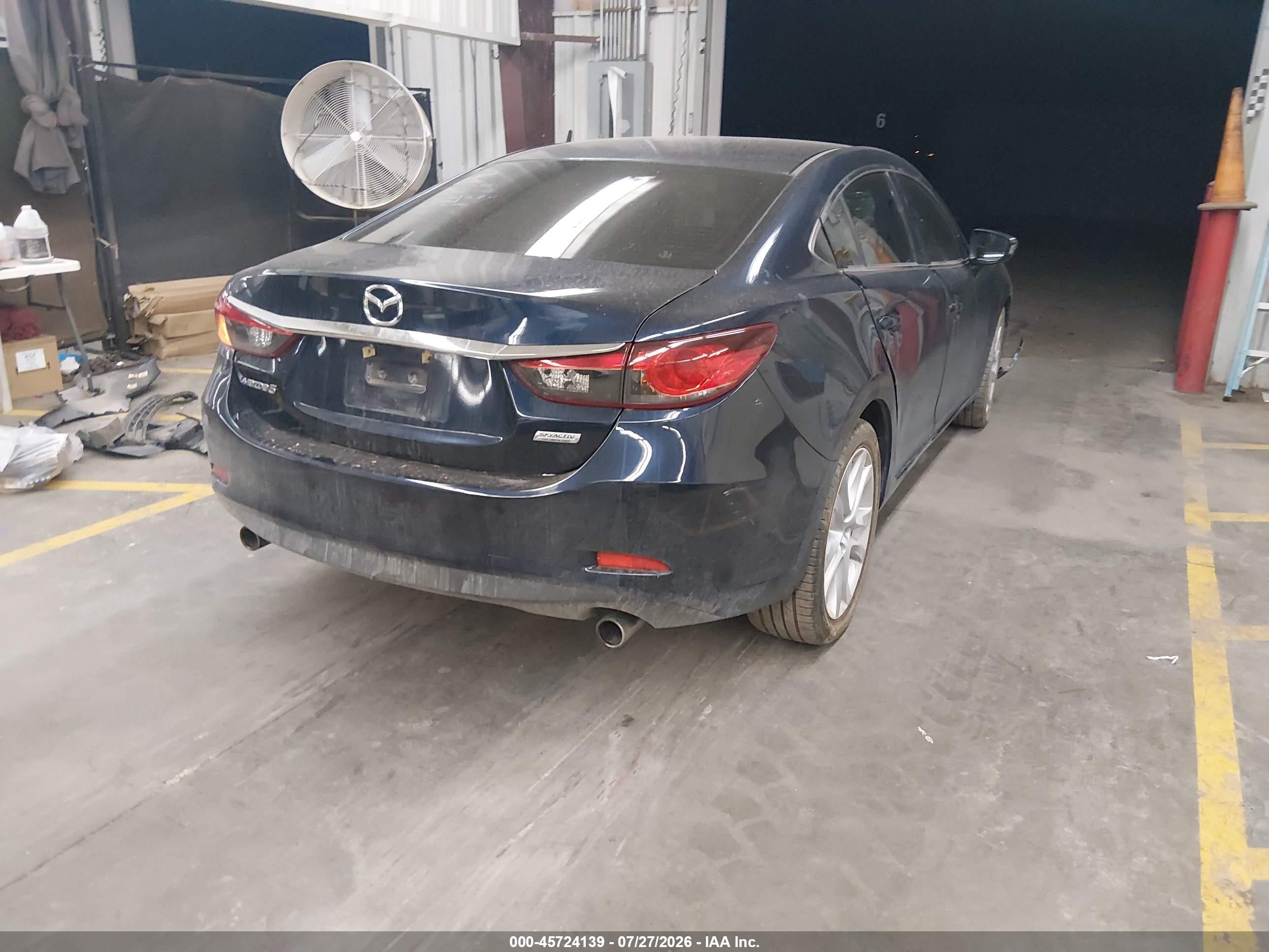 2015 Mazda Mazda6 I Touring Blue vin: JM1GJ1V54F1220296