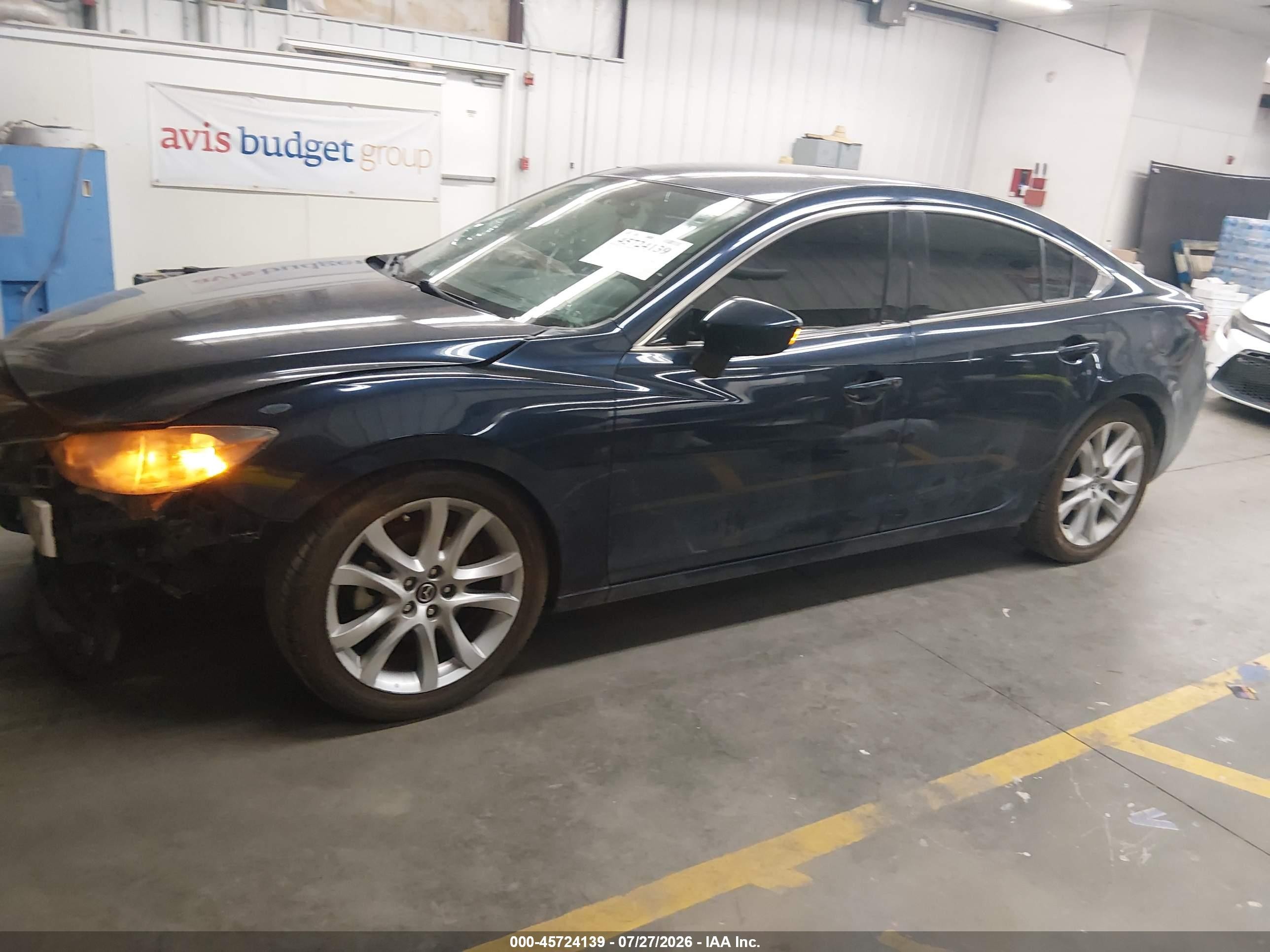 2015 Mazda Mazda6 I Touring Blue vin: JM1GJ1V54F1220296