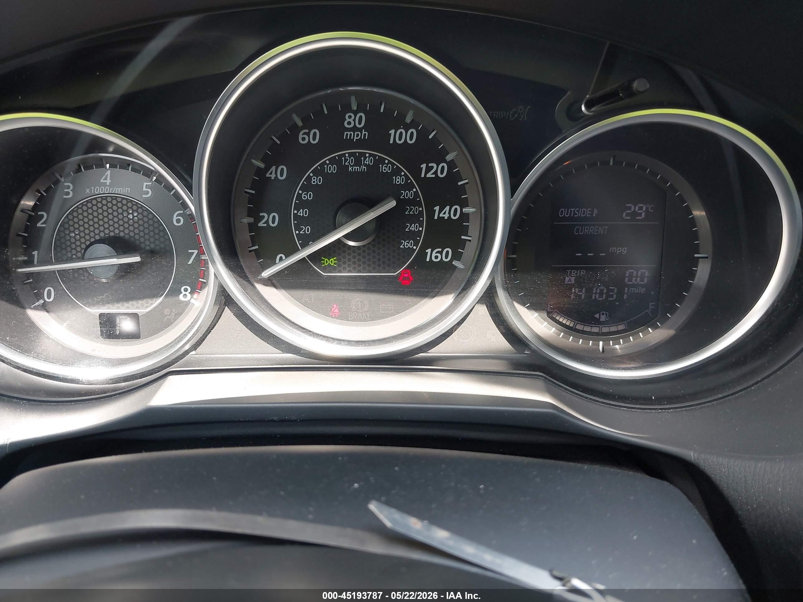 2015 Mazda Mazda6 I Touring Серый vin: JM1GJ1V54F1224882