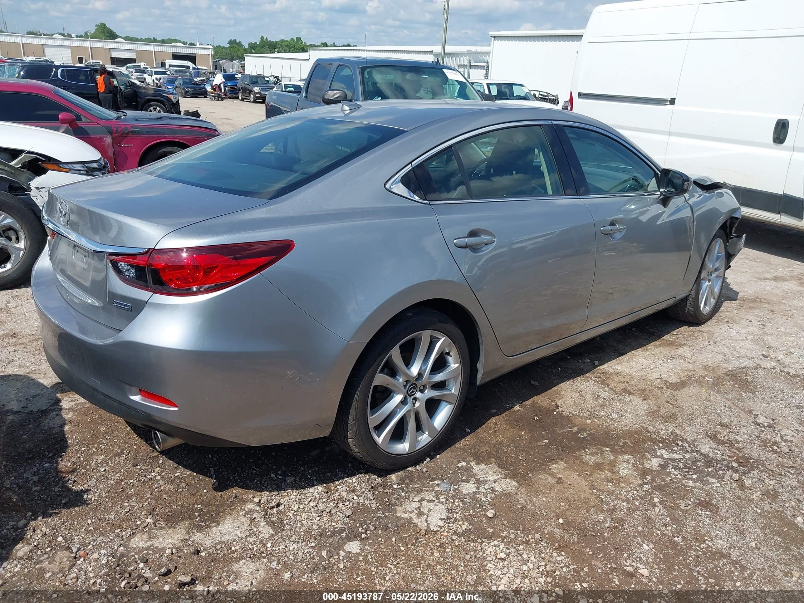 2015 Mazda Mazda6 I Touring Серый vin: JM1GJ1V54F1224882