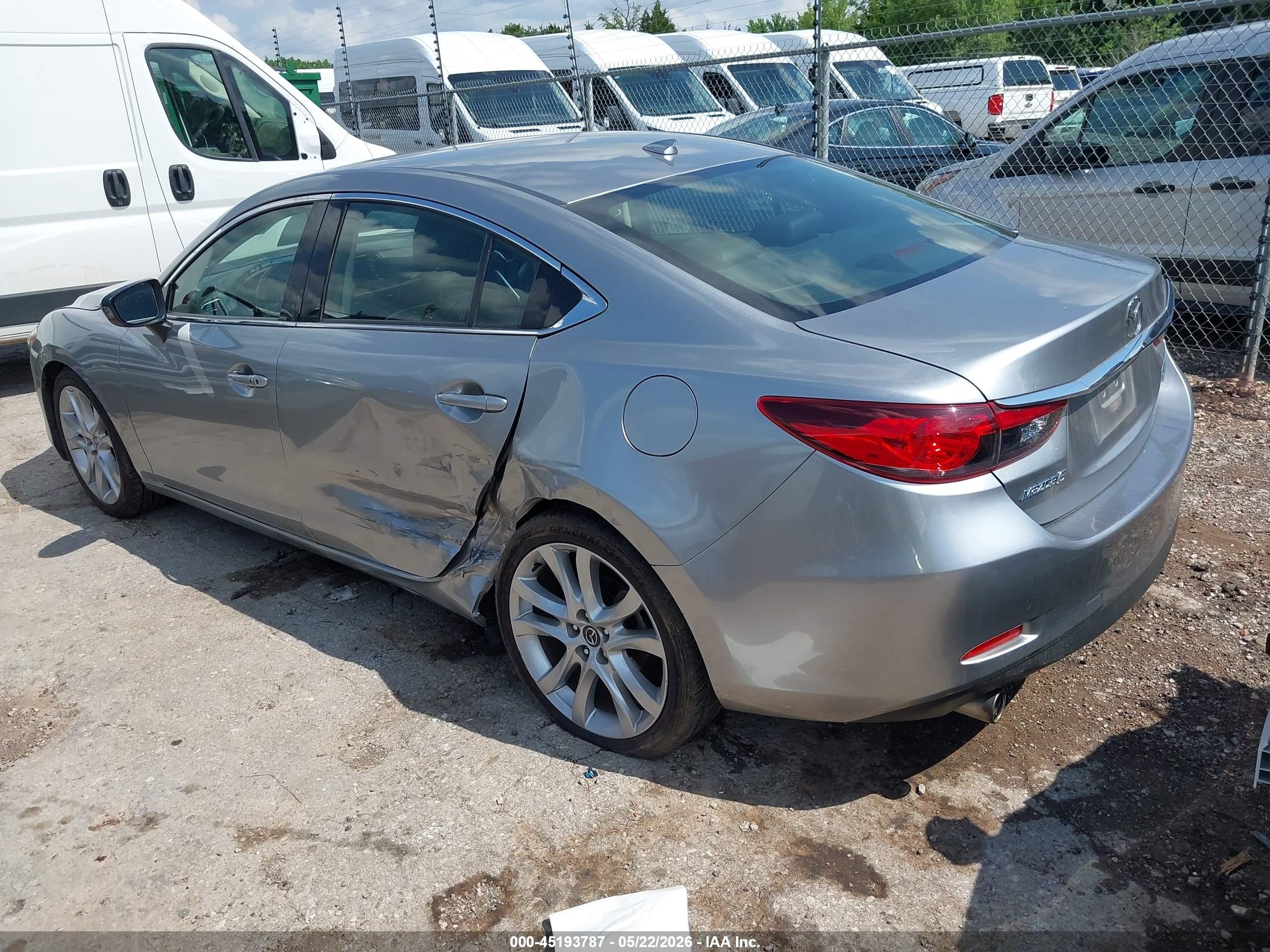 2015 Mazda Mazda6 I Touring Серый vin: JM1GJ1V54F1224882