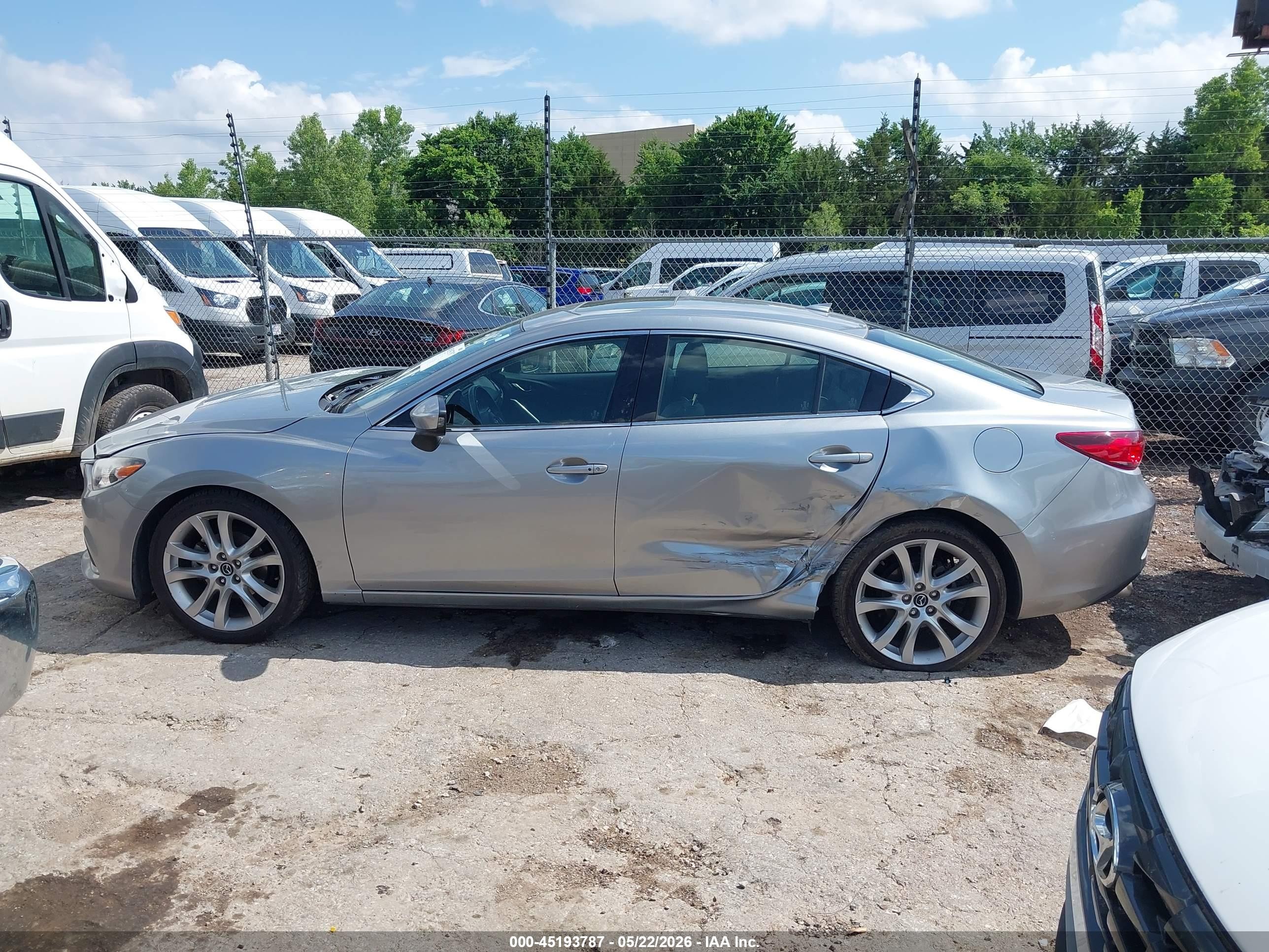 2015 Mazda Mazda6 I Touring Серый vin: JM1GJ1V54F1224882