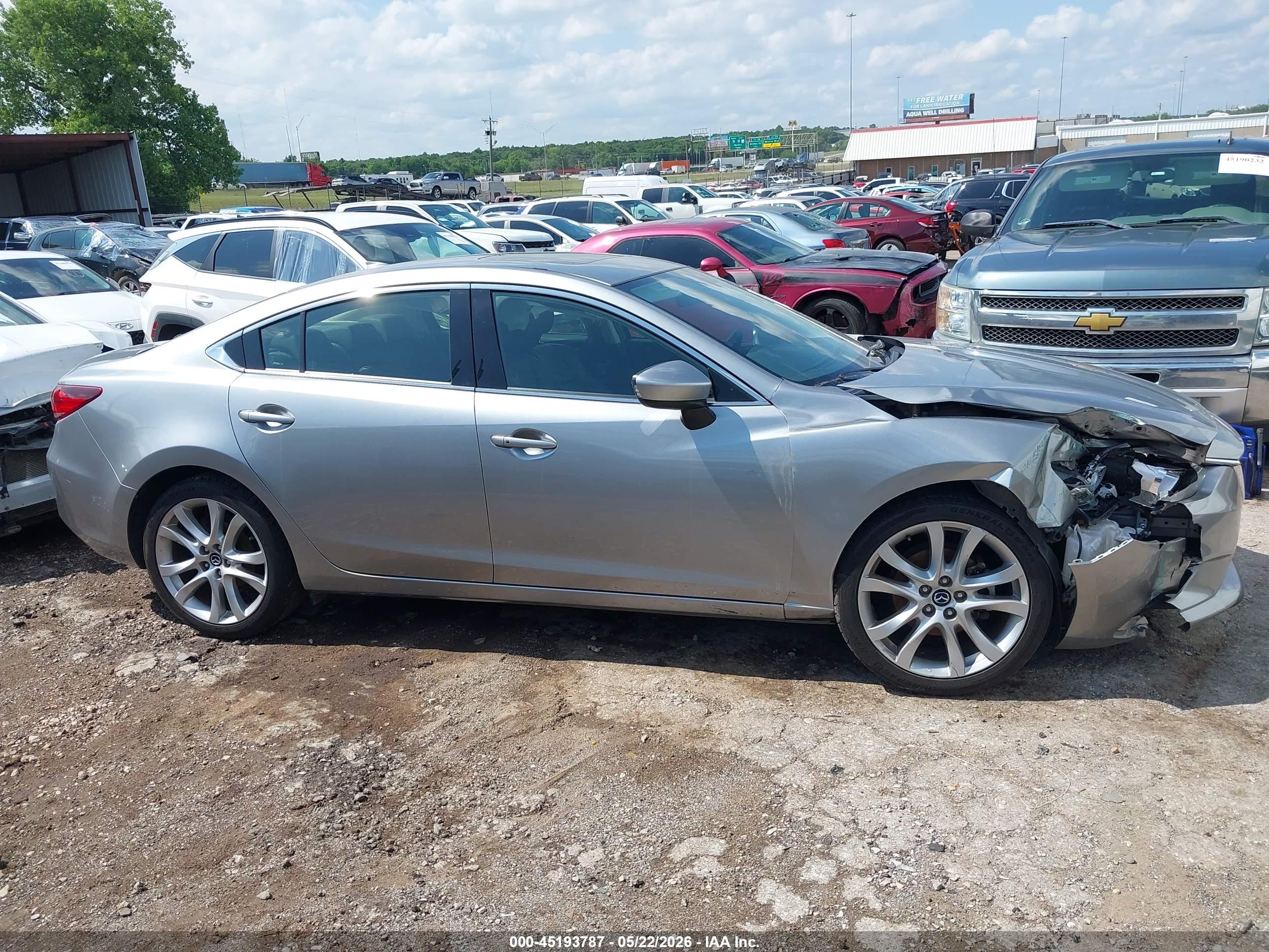 2015 Mazda Mazda6 I Touring Серый vin: JM1GJ1V54F1224882